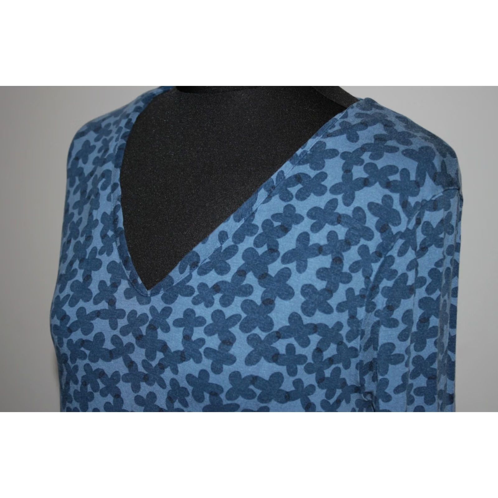 Vintage Gudrun Sjoden womens blue tencel dress Size M Size M / US 6-8 / IT 42-44 - 2 Thumbnail