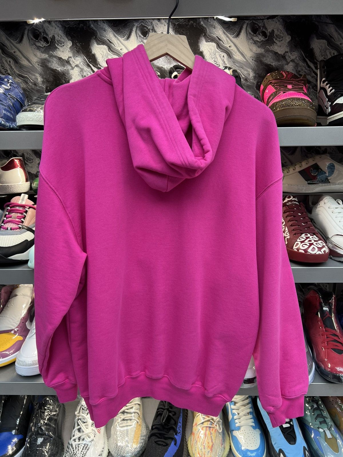 Balenciaga Balenciaga Pink Small Logo Hoodie Size US M / EU 48-50 / 2 - 2 Thumbnail