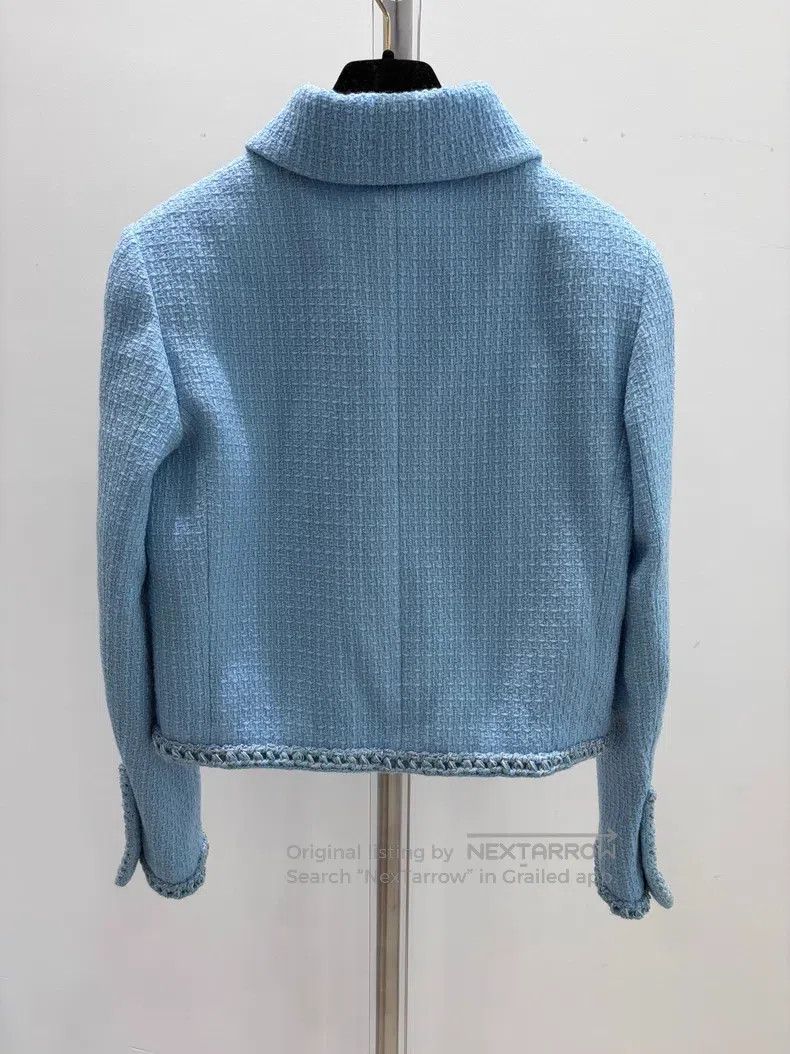 Chanel Chanel Blue coat Size S / US 4 / IT 40 - 2 Thumbnail
