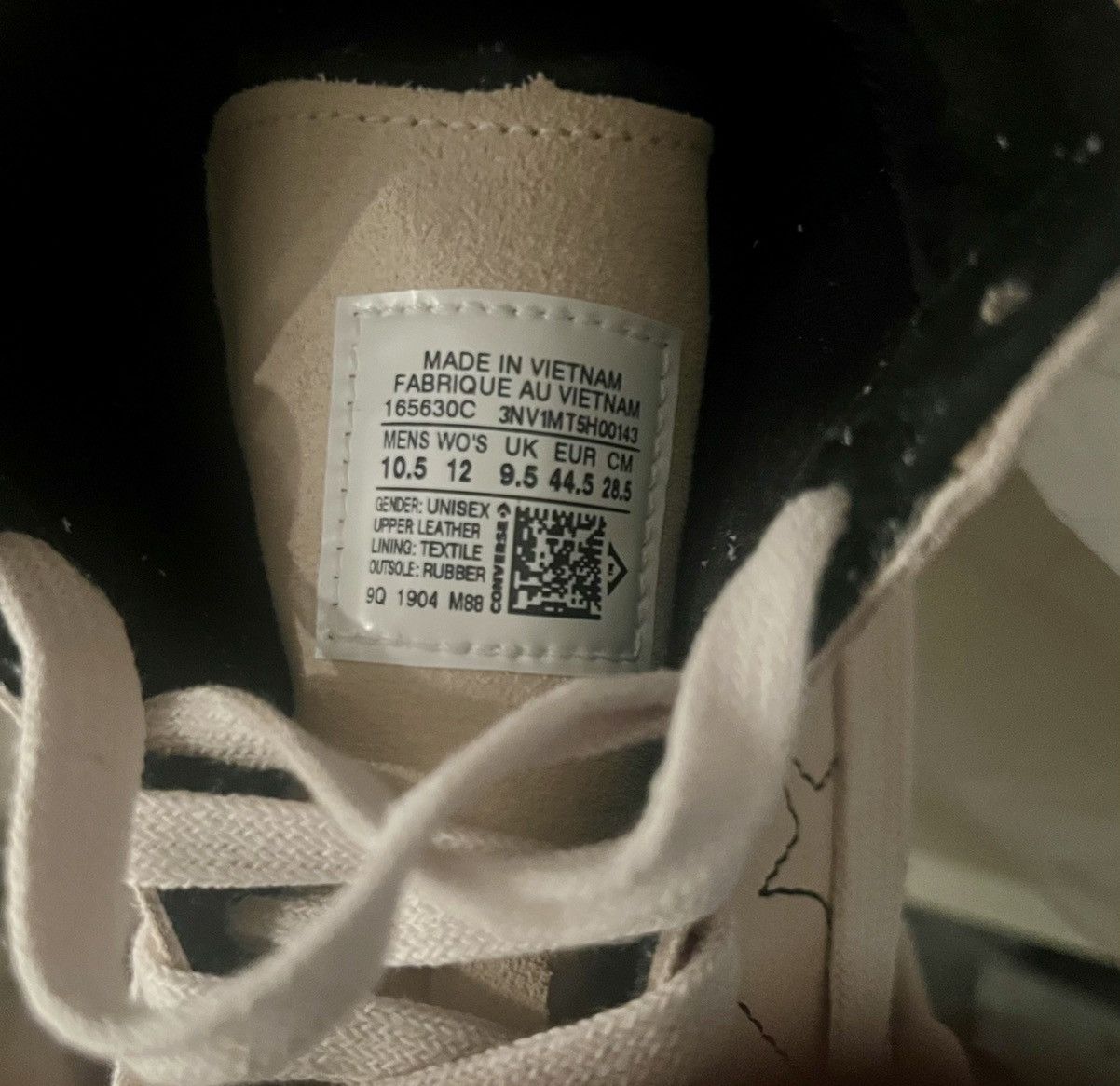 Converse × Midnight Studios Authentic Converse Midnight Studios Pro Leather high egret Size US 10.5 / EU 43-44 - 3 Thumbnail