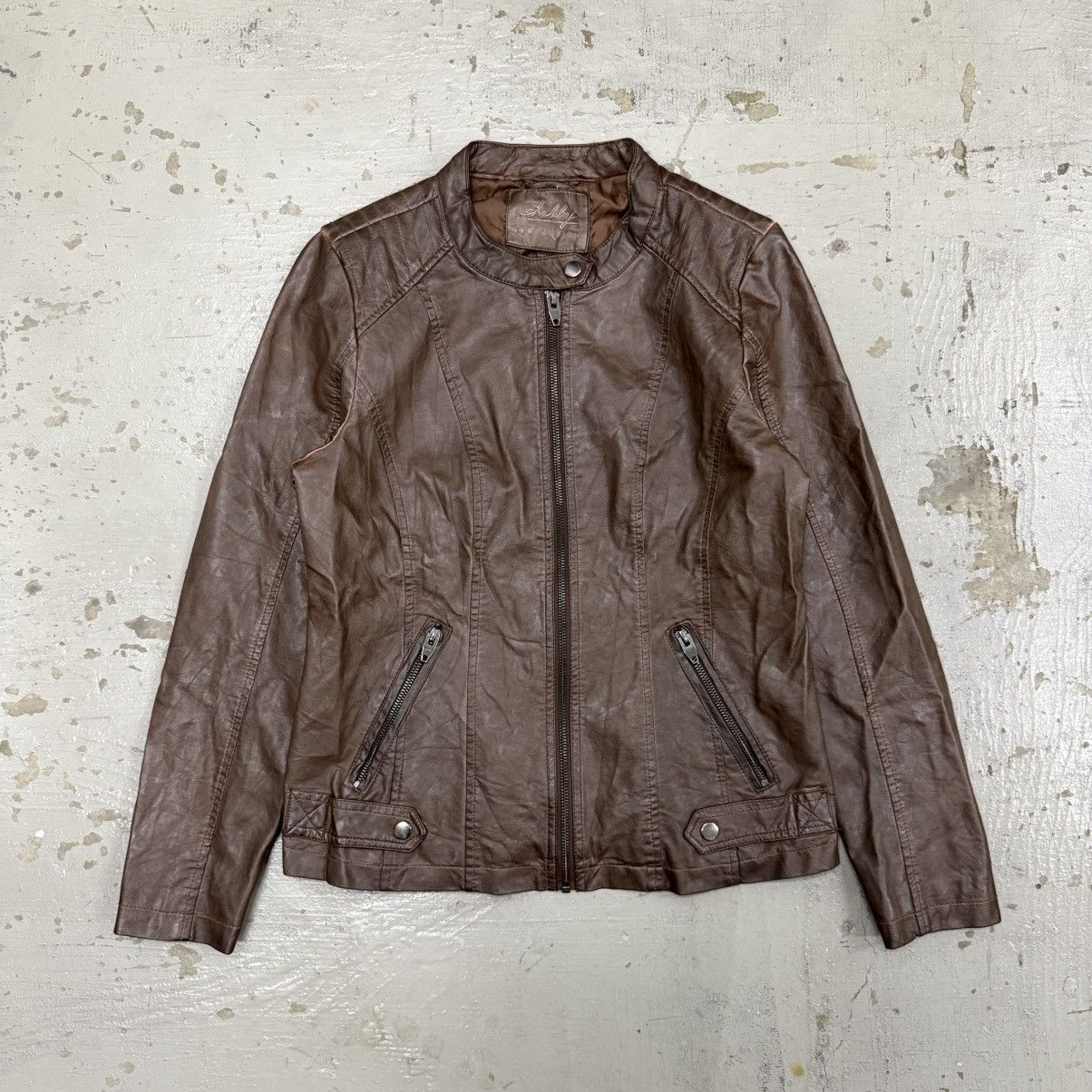 14th Addiction 14th Addiction Style Leather Biker Jacket Patina Size US S / EU 44-46 / 1 - 1 Thumbnail