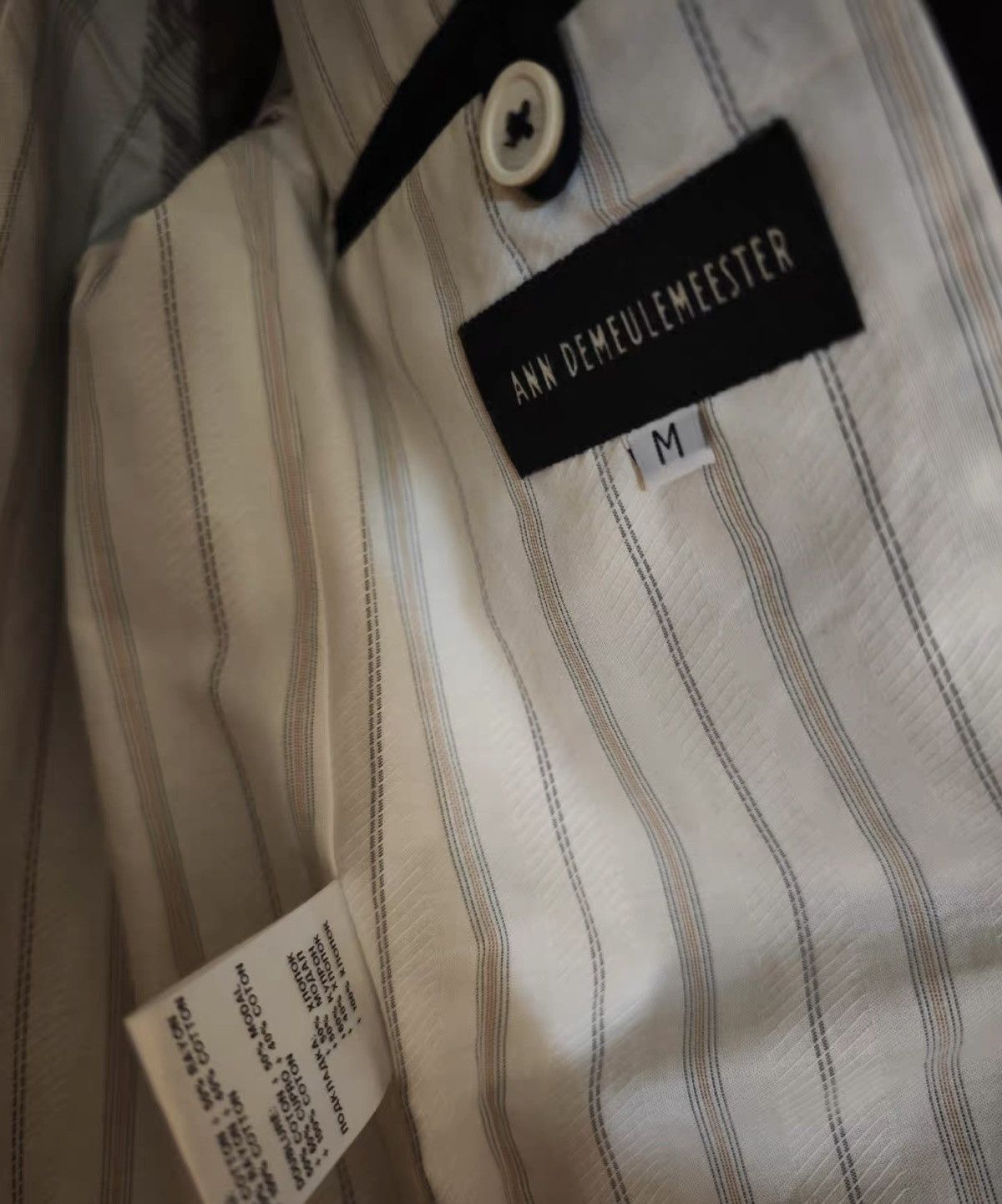 Ann Demeulemeester New ann demeulemeester palace jacquard handmade suit Size 42S - 5 Thumbnail