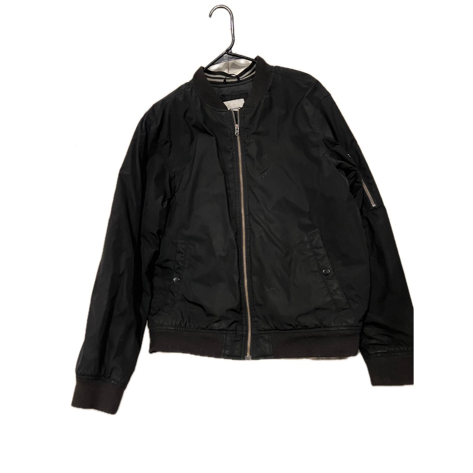 Old Navy Old Navy Black Bomber Jacket Womans L Size L / US 10 / IT 46 - 1 Thumbnail