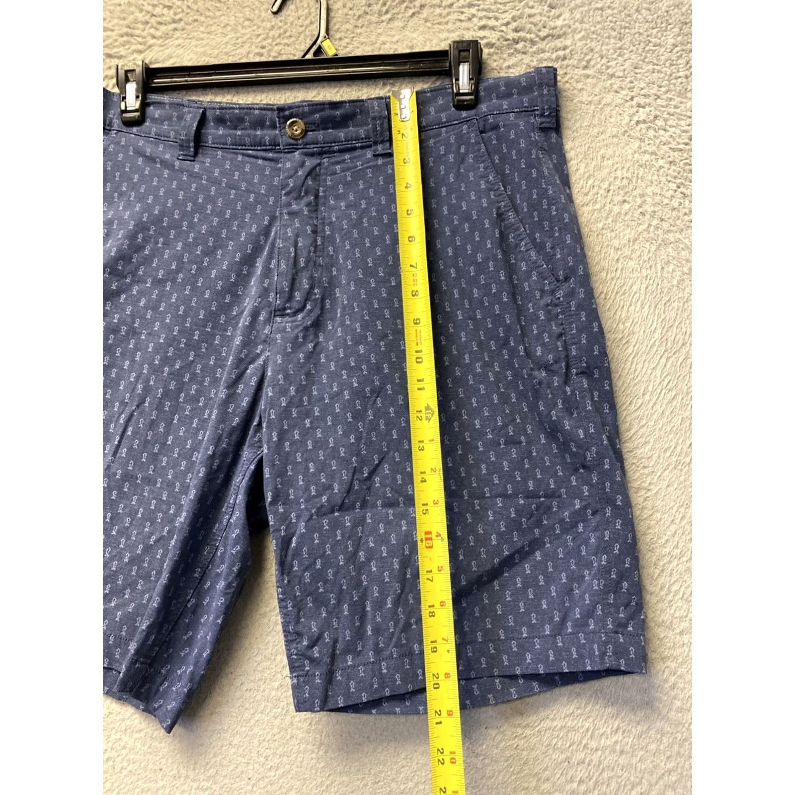 Eddie Bauer Eddie Bauer Shorts Men 36 Blue Nylon Chino 8 Inseam Pockets Casual Travel Size US 36 / EU 52 - 4 Thumbnail