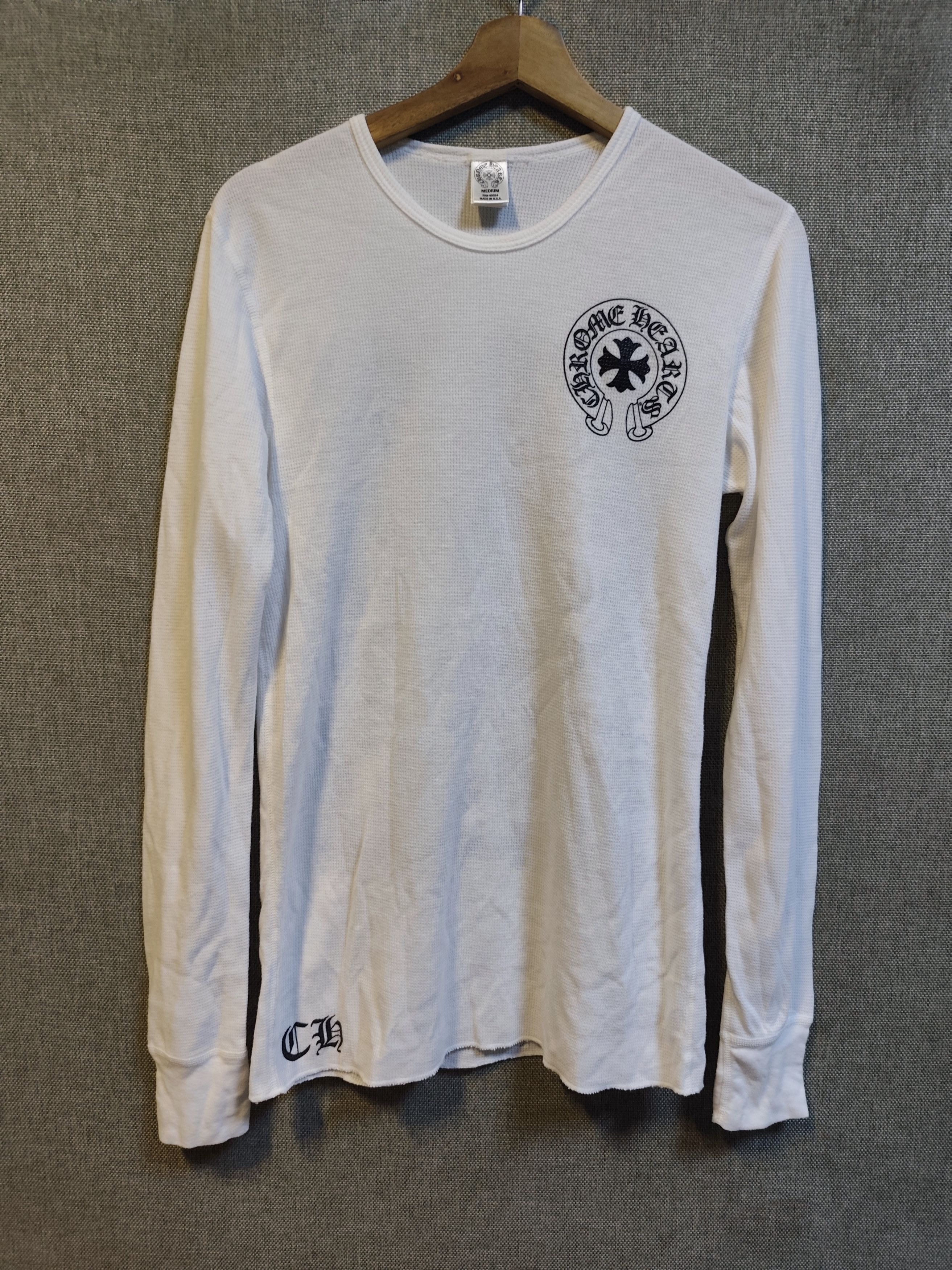 Chrome Hearts Vtg Chrome Hearts White Thermal Long Sleeve - "F* YOU"* Size US S / EU 44-46 / 1 - 2 Thumbnail