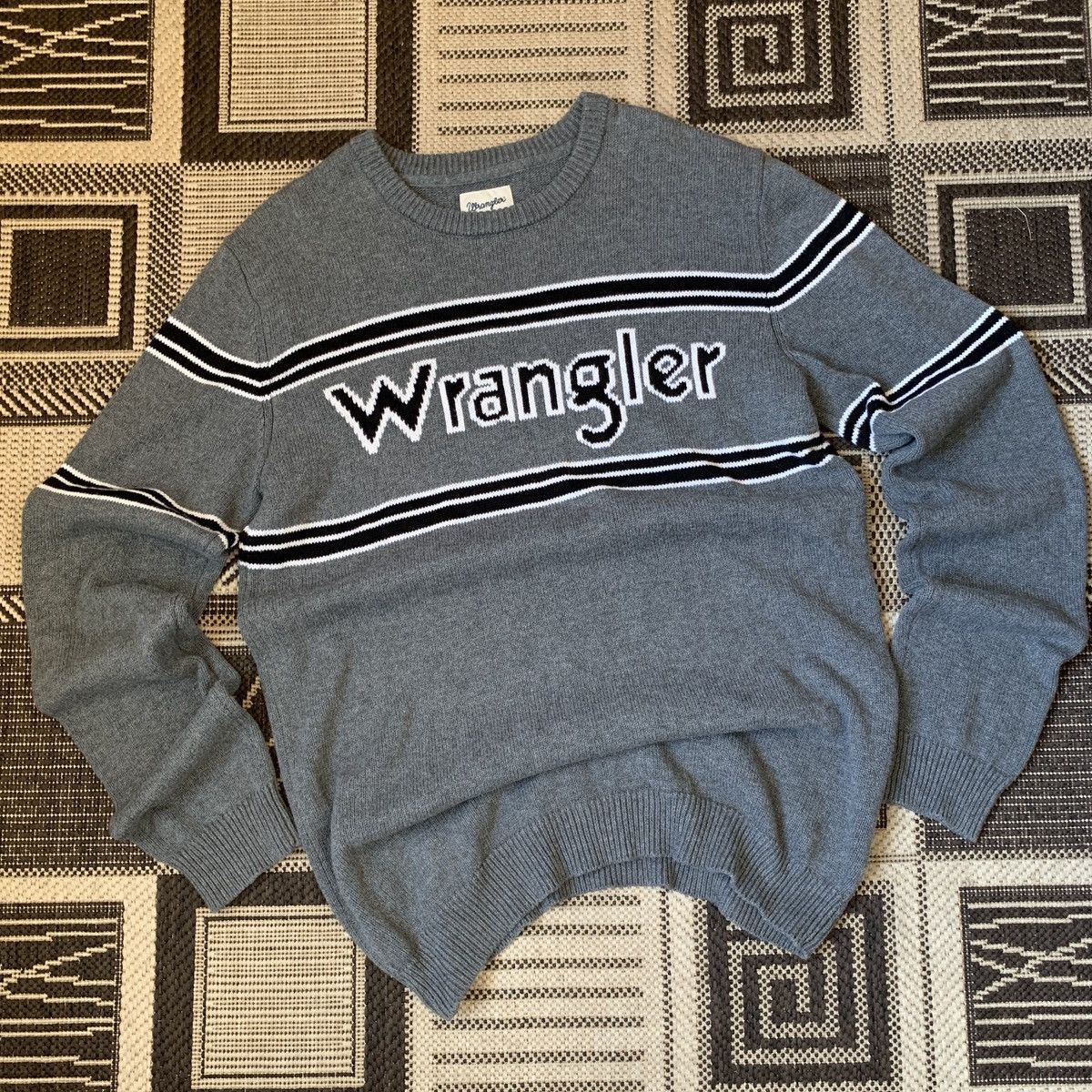 Wrangler Vintage Wrangler Knit Sweater (L) Size US L / EU 52-54 / 3 - 1 Thumbnail