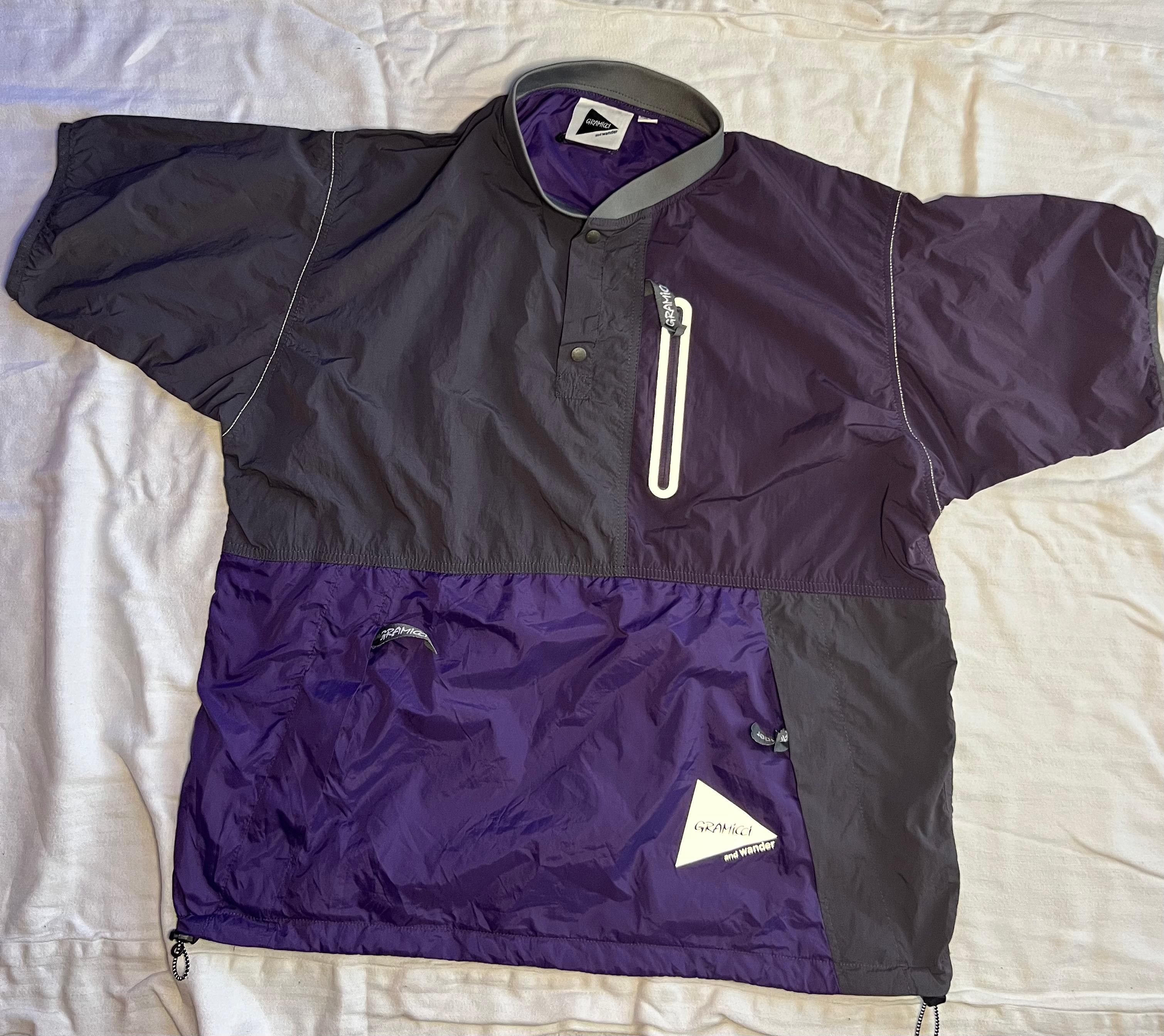 And Wander × Gramicci Patchwork Wind Tee Purple Size US M / EU 48-50 / 2 - 1 Thumbnail