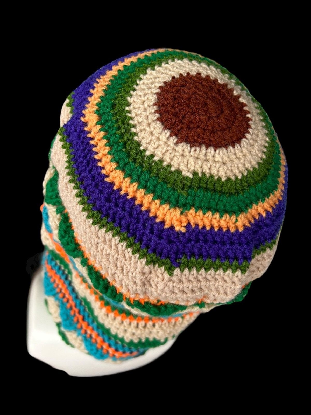 Japanese Brand × Kapital × Vintage Very Rare Crochet Knitted Handmade Balaclava Masked ☠️☠️ Size ONE SIZE - 9 Thumbnail