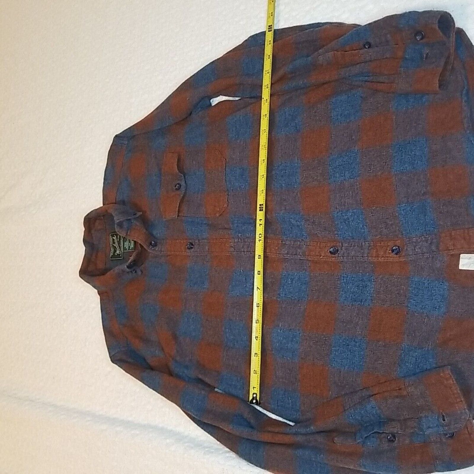 Woolrich Woolen Mills Woolrich Red Blue Plaid Long Sleeve Buttonup Shirt Sz L Size US L / EU 52-54 / 3 - 7 Thumbnail