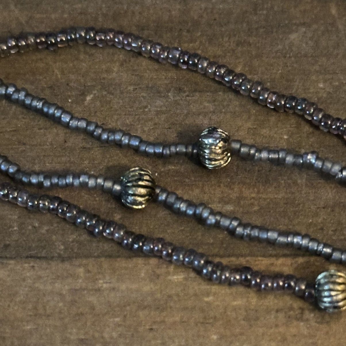 Other Layered seed bead rectangle pendants necklace Size ONE SIZE - 5 Thumbnail