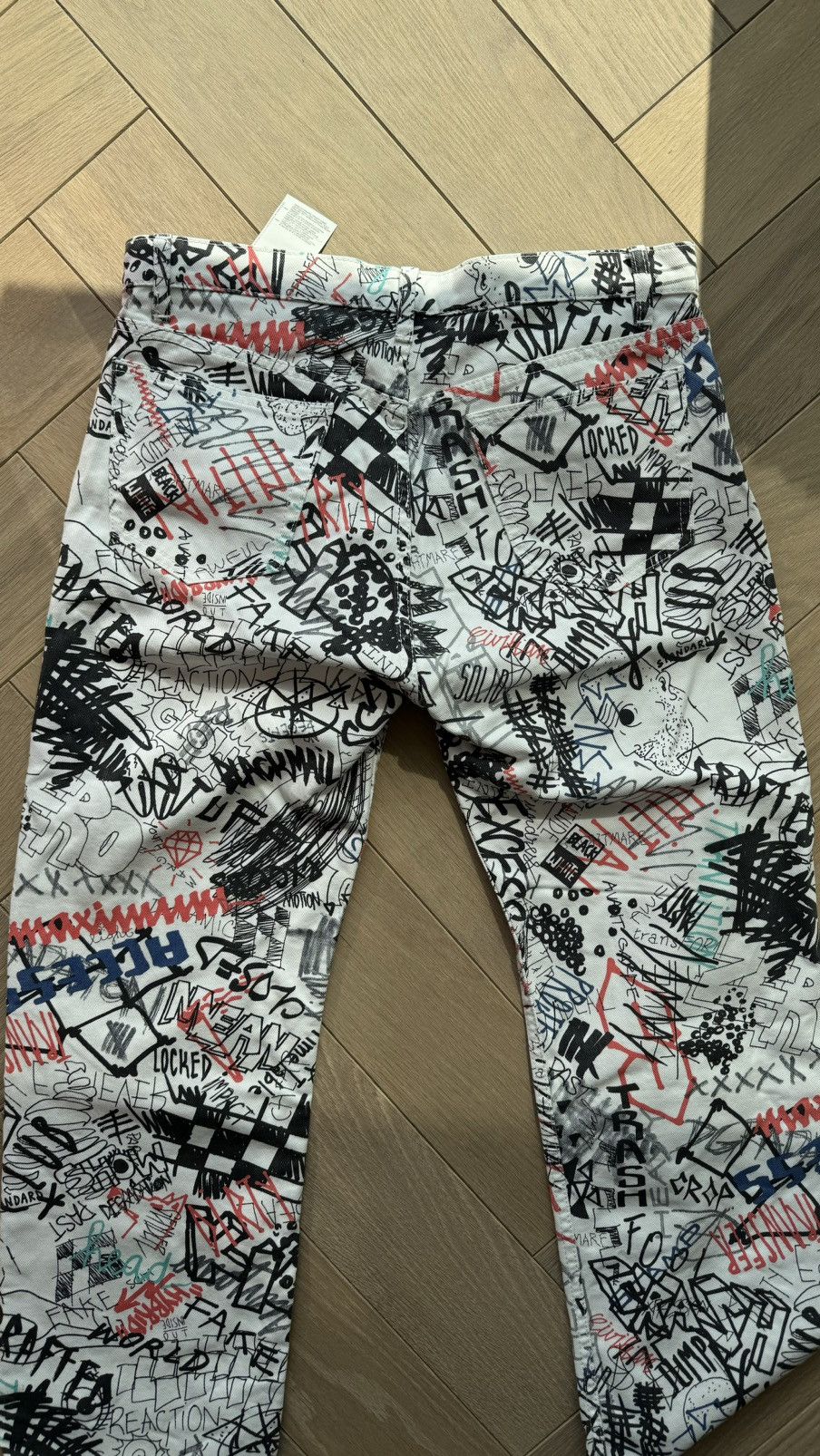 Maison Margiela Margiela MM1 graffiti denim jeans 19aw 2019 Size US 31 - 5 Thumbnail
