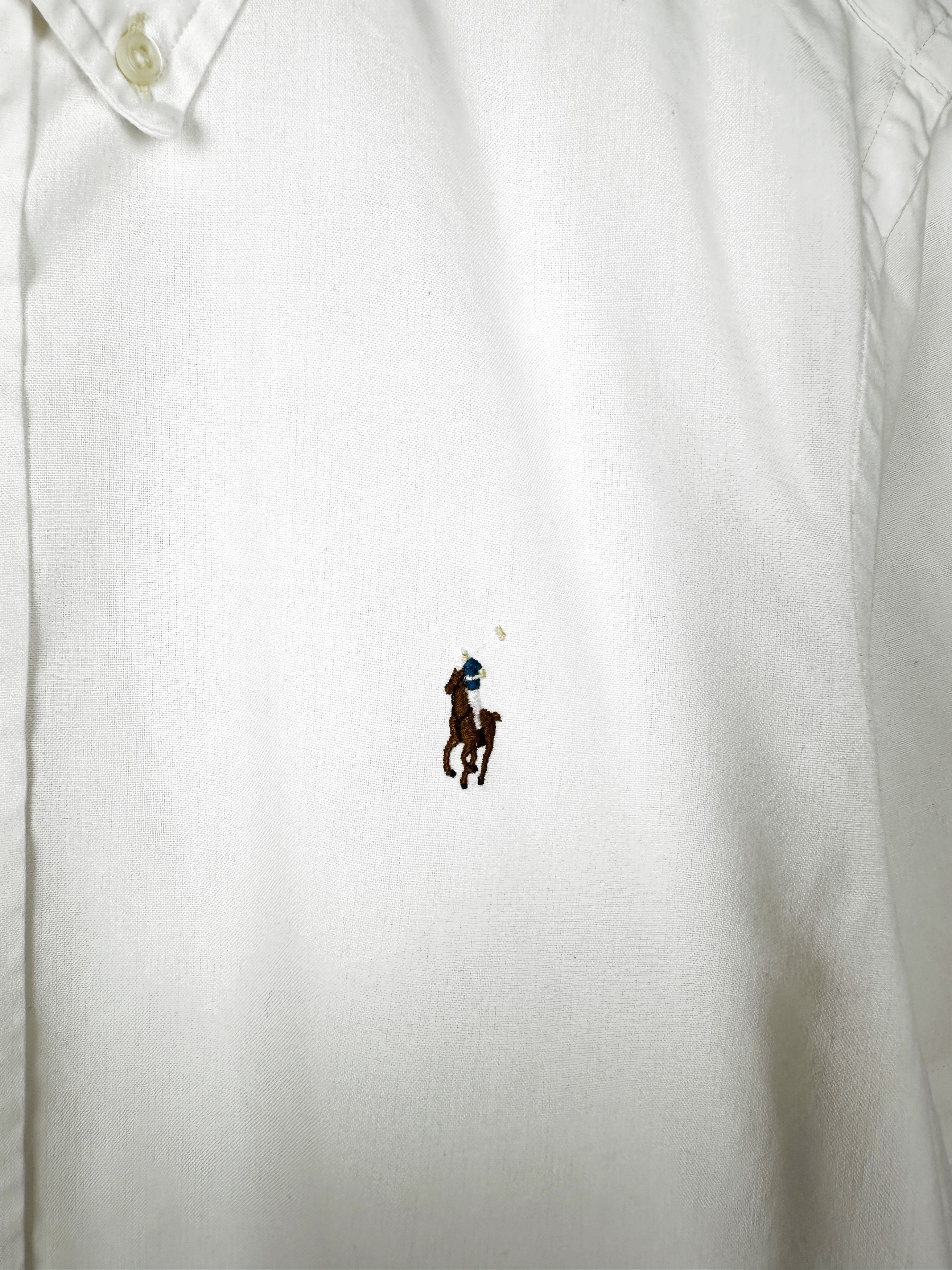 Polo Ralph Lauren Polo Ralph Lauren Logo White Short Sleeve Button Up Shirt Size US M / EU 48-50 / 2 - 6 Thumbnail