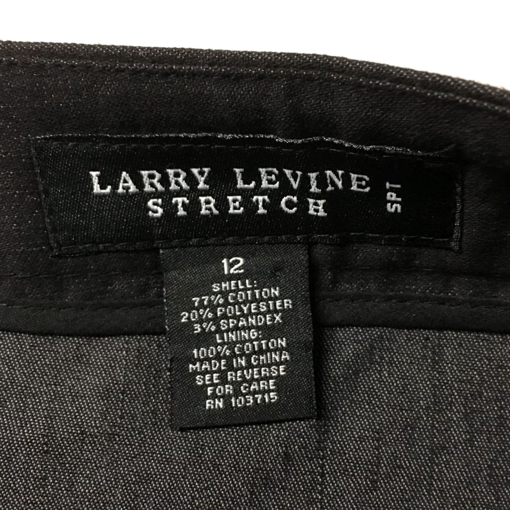Vintage Larry Levine A-line Skirt Womens 12 Black Layered Stretch Zip Fly Short Skirt Womens Mens Girls Size 34" / US 12 / IT 48 - 6 Thumbnail