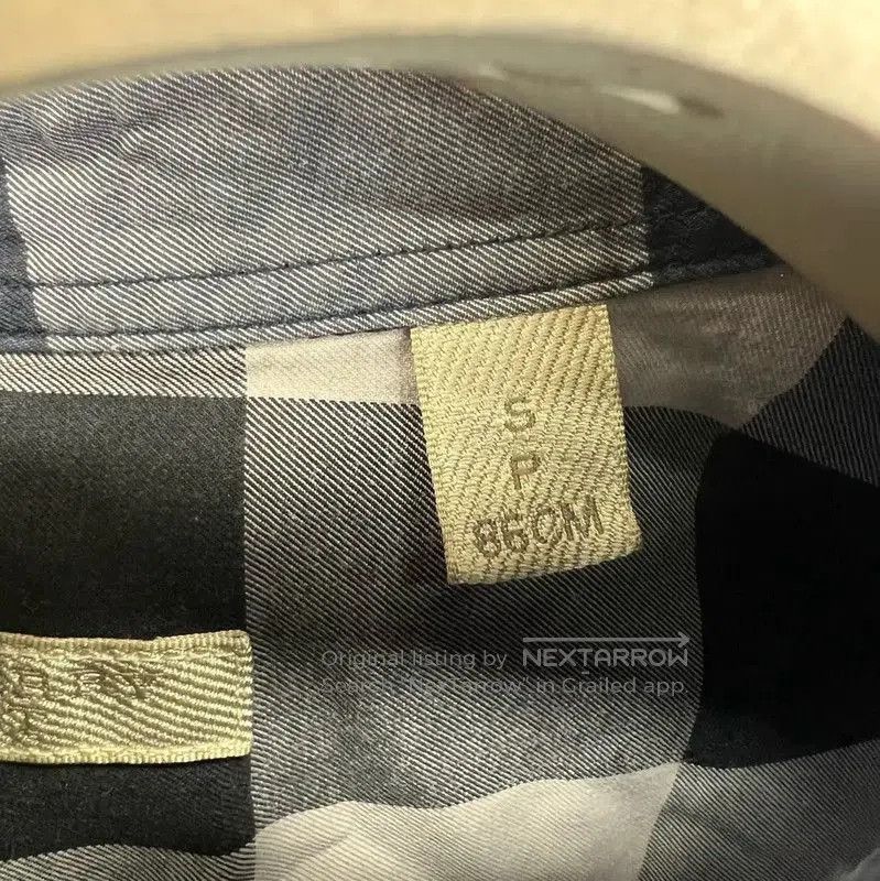 Burberry Burberry Blue Cotton Long Sleeve Shirt. Size US S / EU 44-46 / 1 - 4 Thumbnail