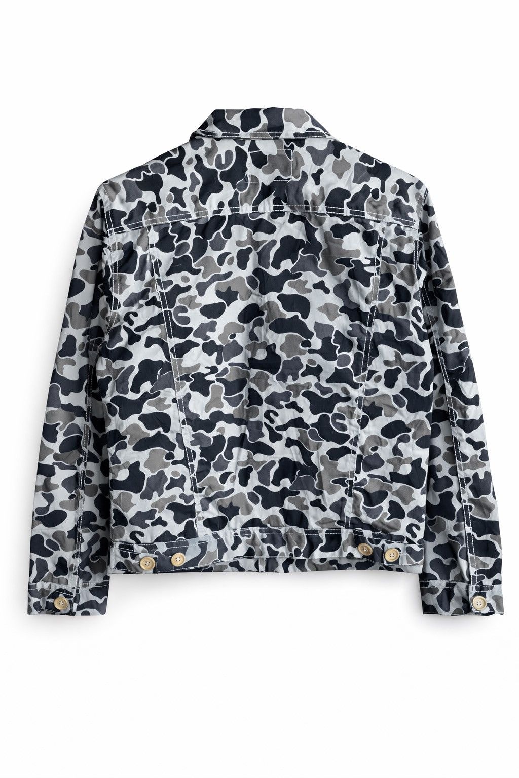 Japanese Brand Point Loma Grey Camouflage Jacket Trucker Japan Market Size US M / EU 48-50 / 2 - 2 Thumbnail