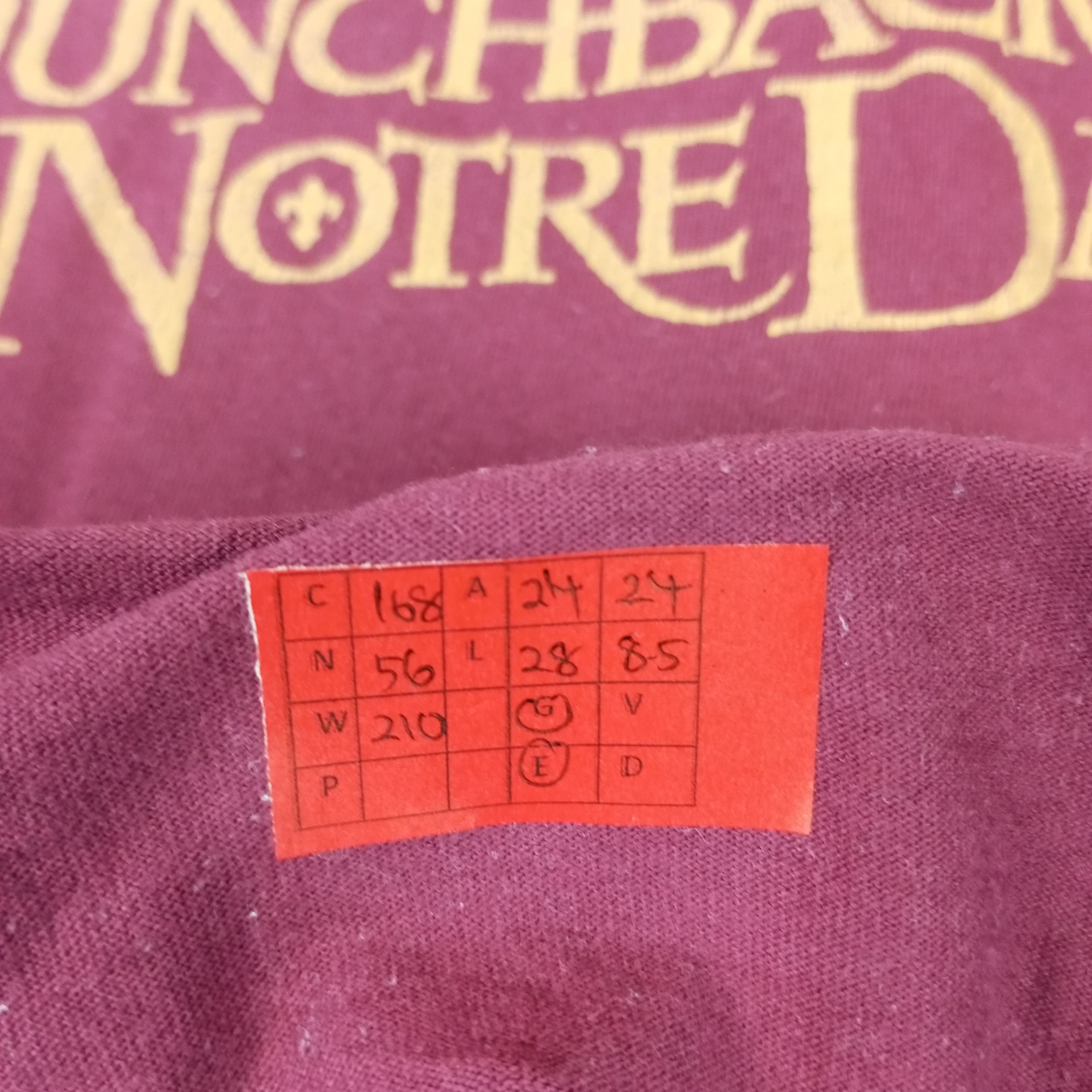 Disney × Vintage The Hunchback Of Notre Dame Promo Style Vintage Tshirt Size US XL / EU 56 / 4 - 8 Thumbnail