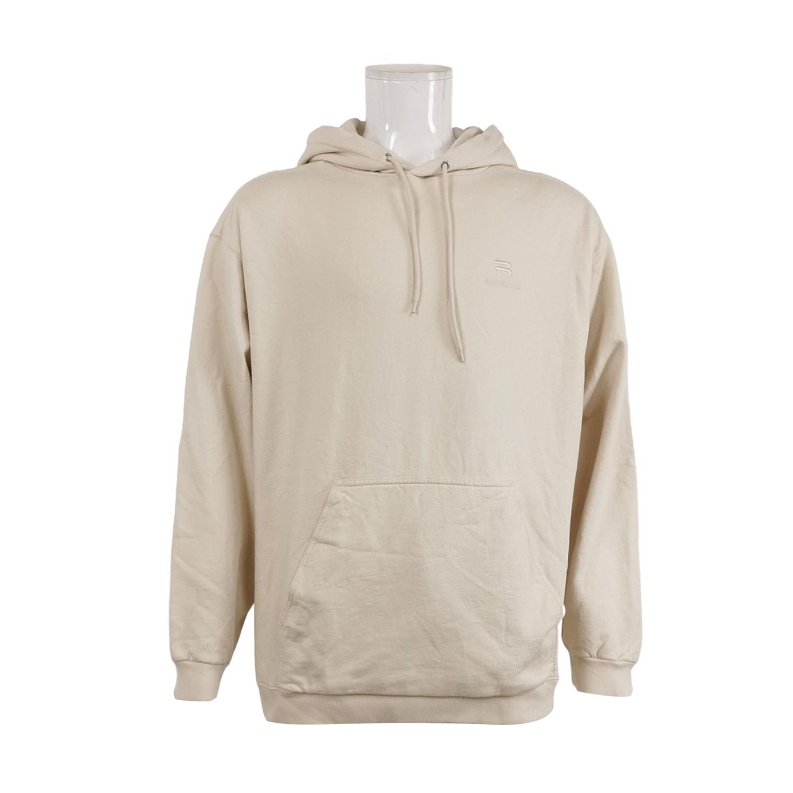 Balenciaga Balenciaga SportyB Cotton Solid Hoodie L Size US L / EU 52-54 / 3 - 1 Thumbnail
