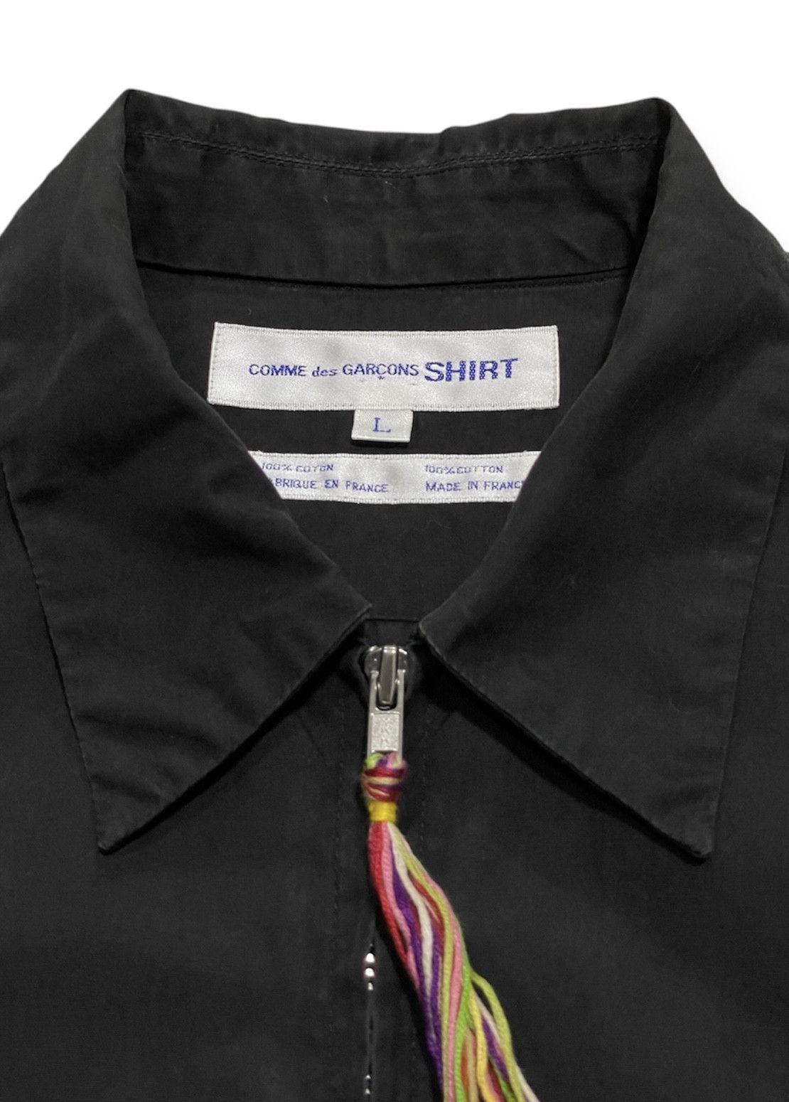 Comme des Garcons 02SS Zip-Up Shirt Size US L / EU 52-54 / 3 - 3 Thumbnail