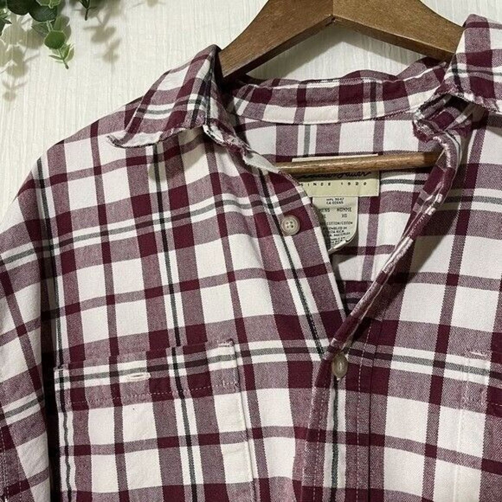 Eddie Bauer Eddie Bauer Mens Plaid Heavy Flannel Shirt Shacket XL Size US XL / EU 56 / 4 - 3 Thumbnail