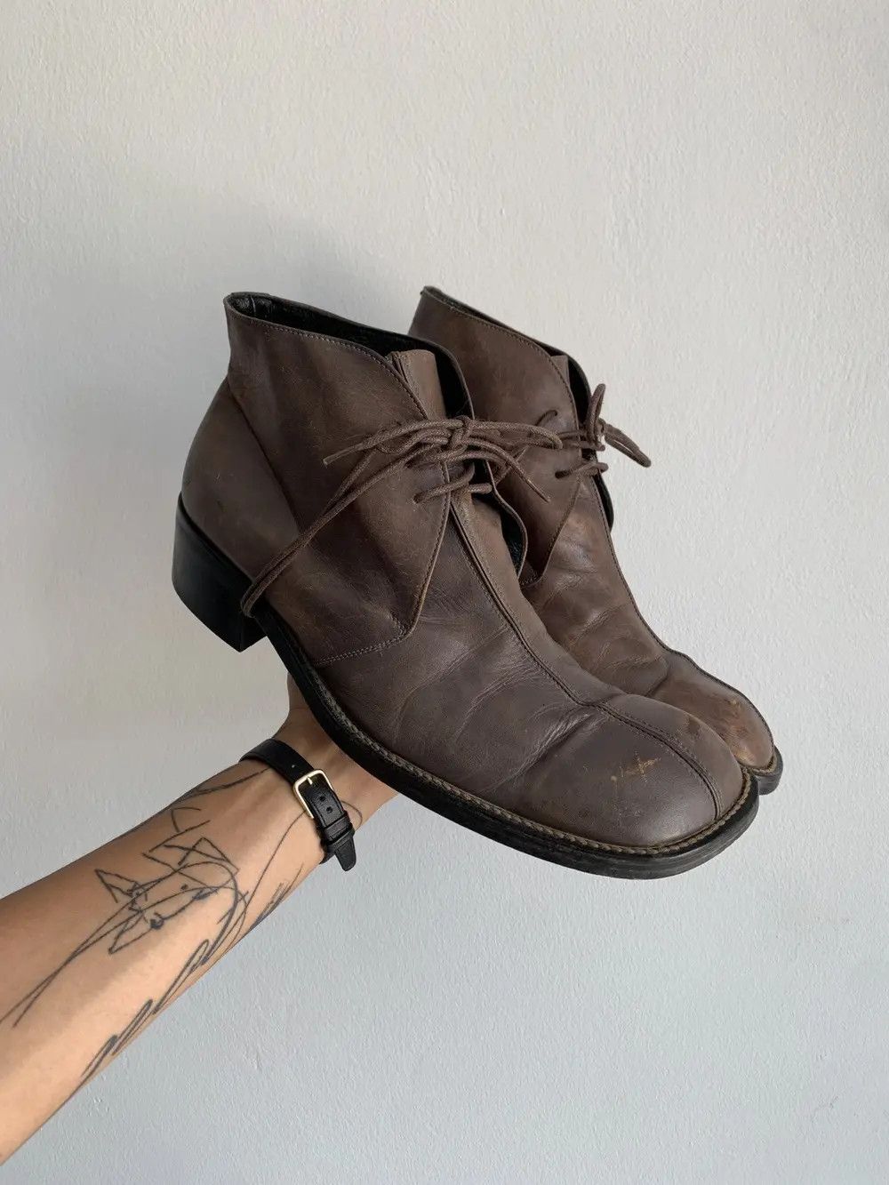 Other alfredoBANNISTER Lace-up Leather Ankle Boots | Grailed