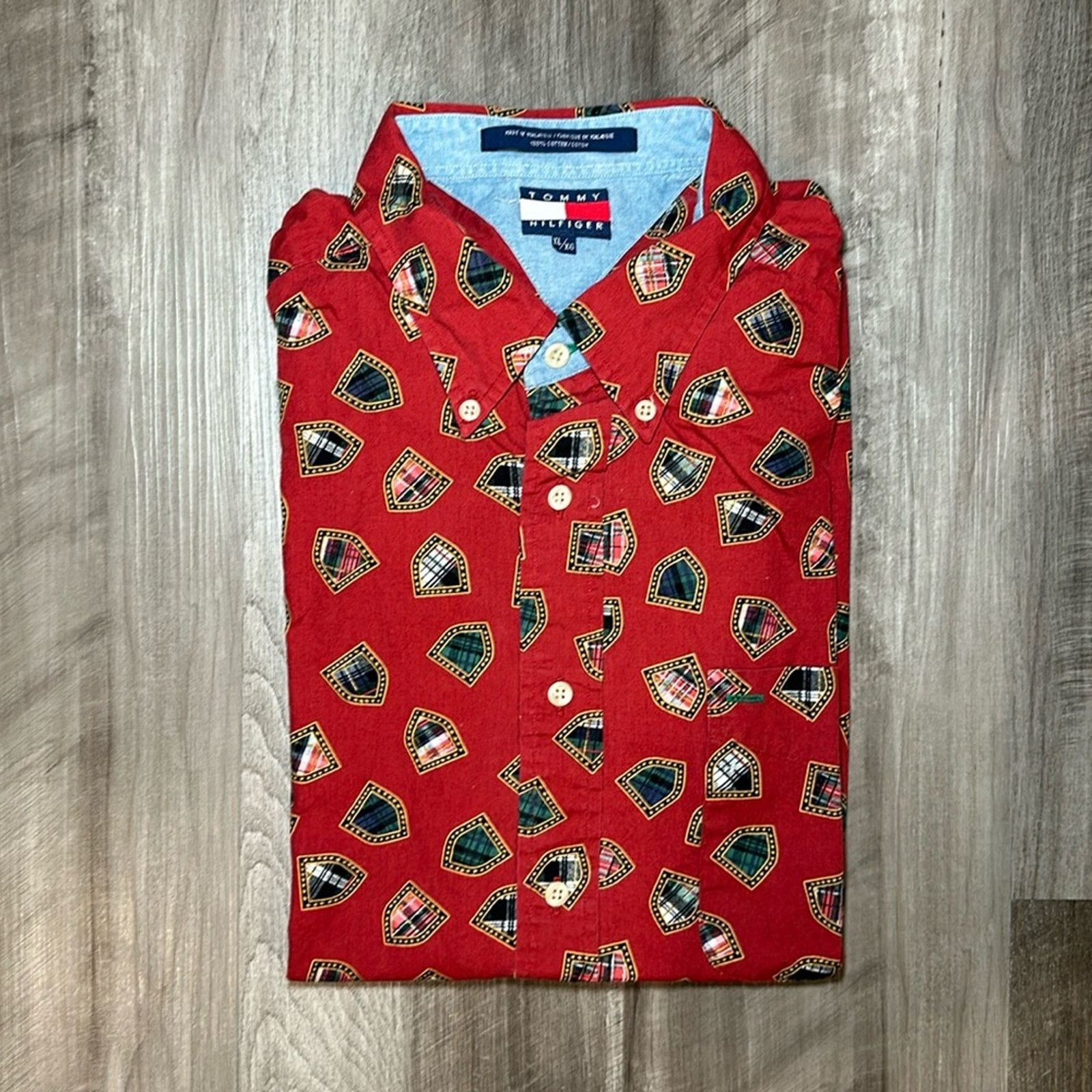 Tommy Hilfiger Tommy Hilfiger Vintage Shield Crest Short Sleeve - XL Size US XL / EU 56 / 4 - 1 Thumbnail
