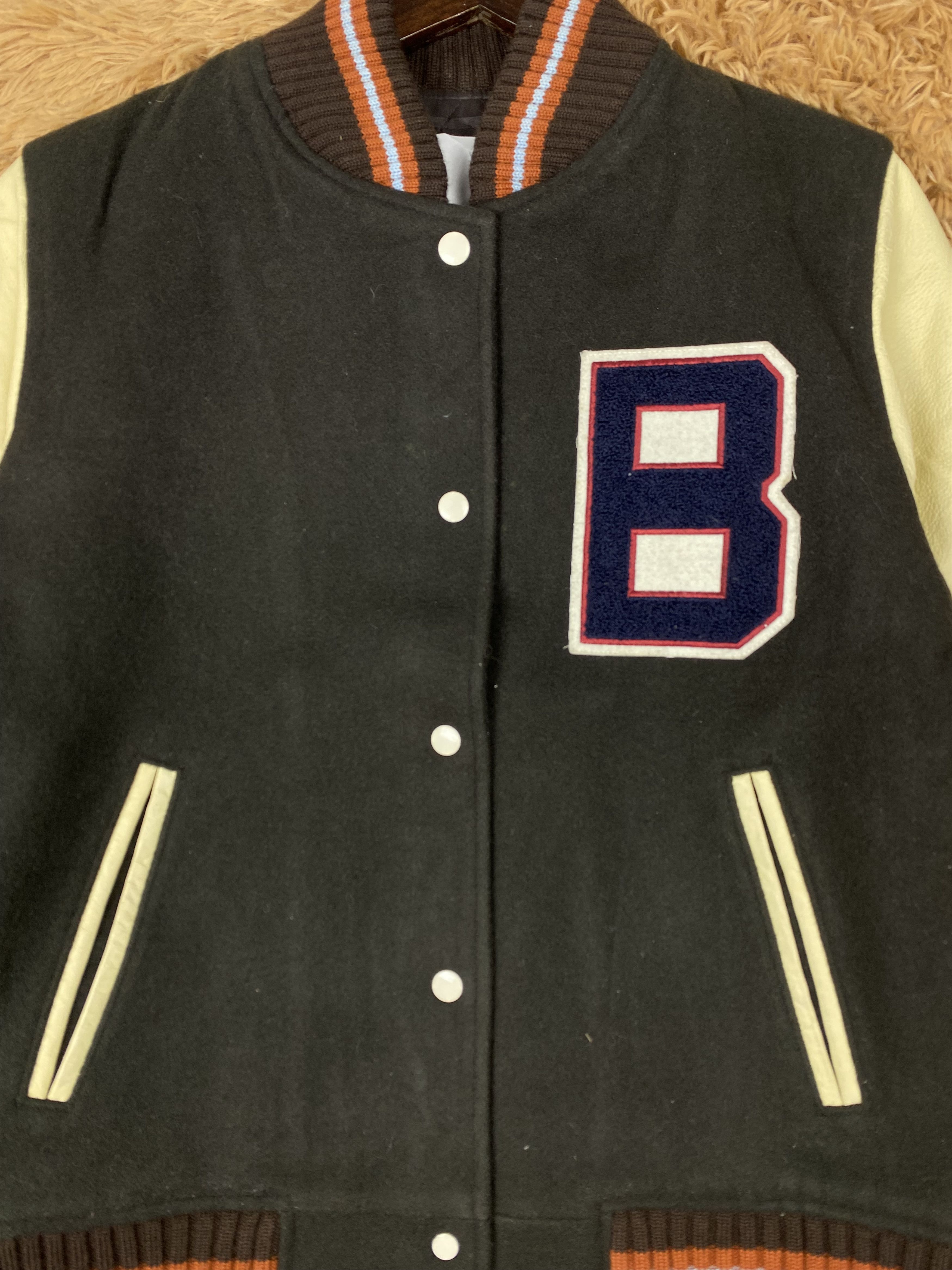 Vintage Vintage Comme Ca Boys Leather Sleeve Varsity Jacket DJ0300 Size US M / EU 48-50 / 2 - 4 Thumbnail