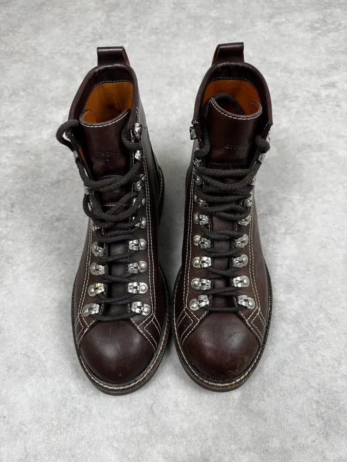 Givenchy Givenchy Hiking Brown Leather Boots Size US 7 / EU 40 - 2 Thumbnail