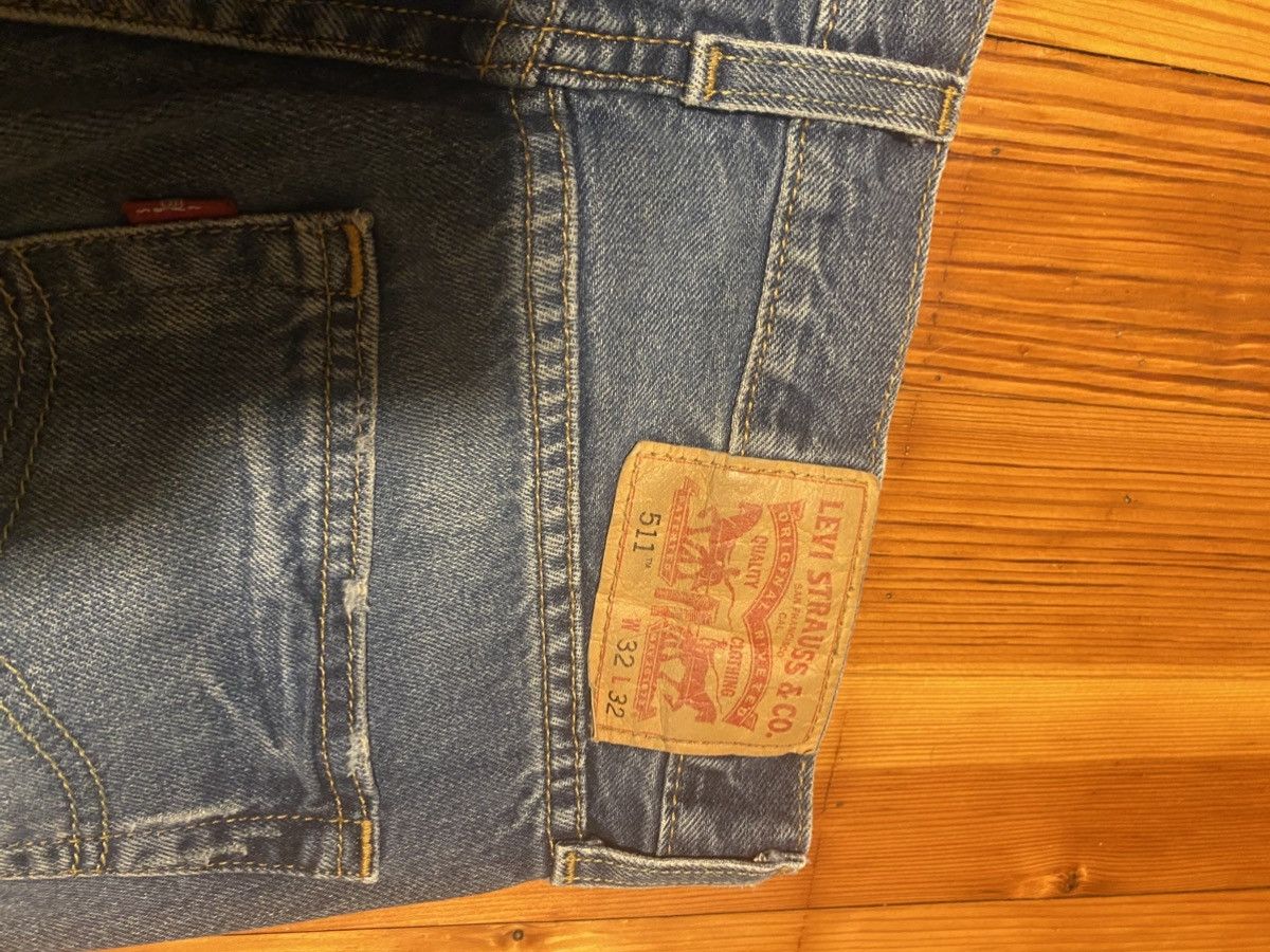 Levi's Levis 511 distressed jeans Size US 32 / EU 48 - 3 Thumbnail