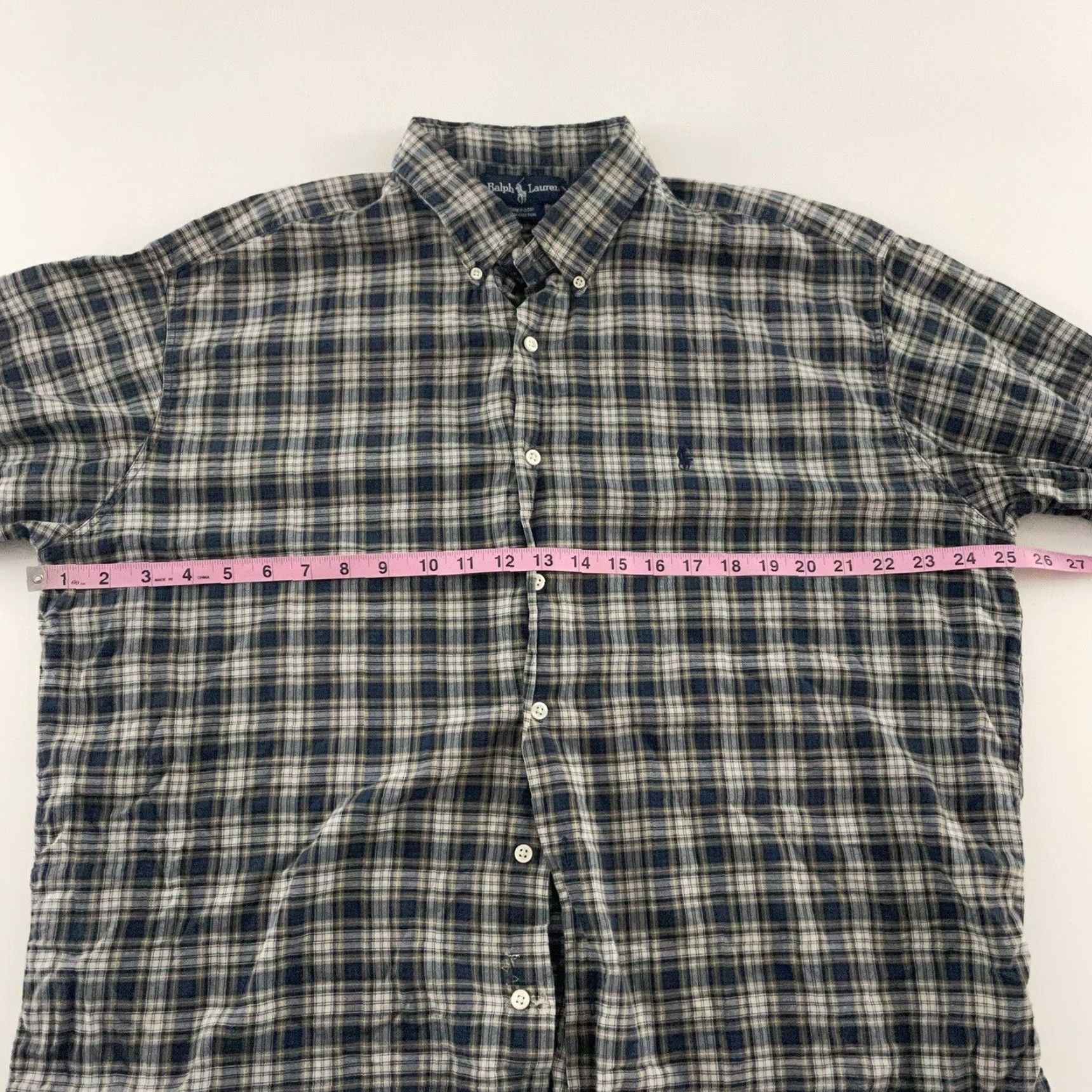 Polo Ralph Lauren Polo Ralph Lauren Greggor Plaid Long Sleeve Button Front shirt Men's XL Blue Multicolor Button-Up Size US XL / EU 56 / 4 - 5 Thumbnail