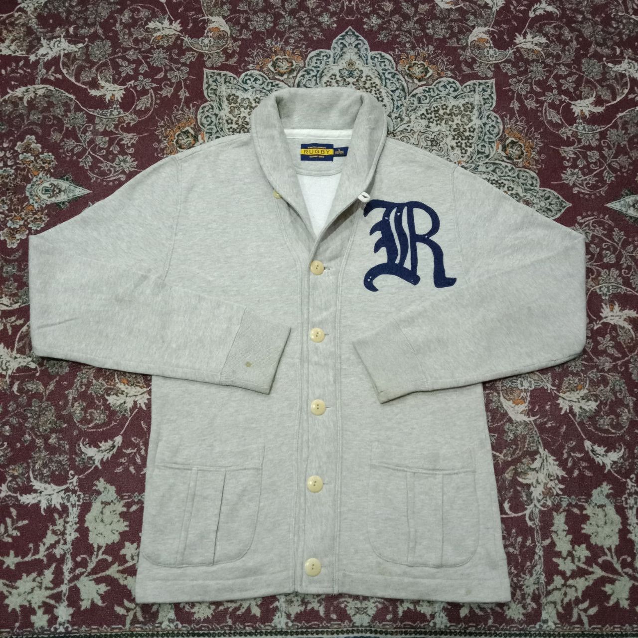 Ralph Lauren × Rugby Ralph Lauren × Vintage Vintage Ralph Lauren Rugby Shawl Collar Cardigan Size US S / EU 44-46 / 1 - 9 Thumbnail