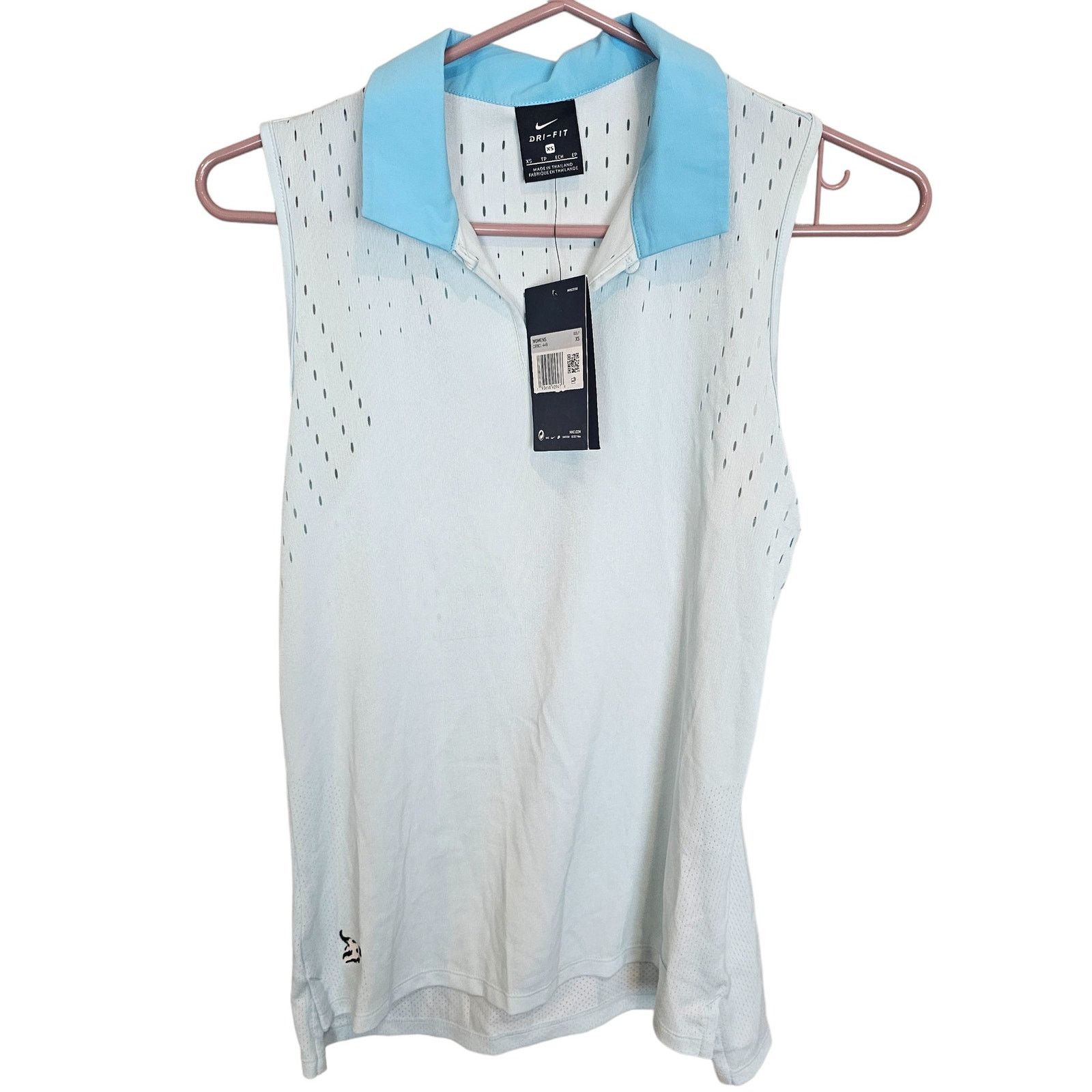 Nike Nike Womens Golf Polo Shirt Ace Summer Jacquard XL Wicking Size XL / US 12-14 / IT 48-50 - 2 Thumbnail