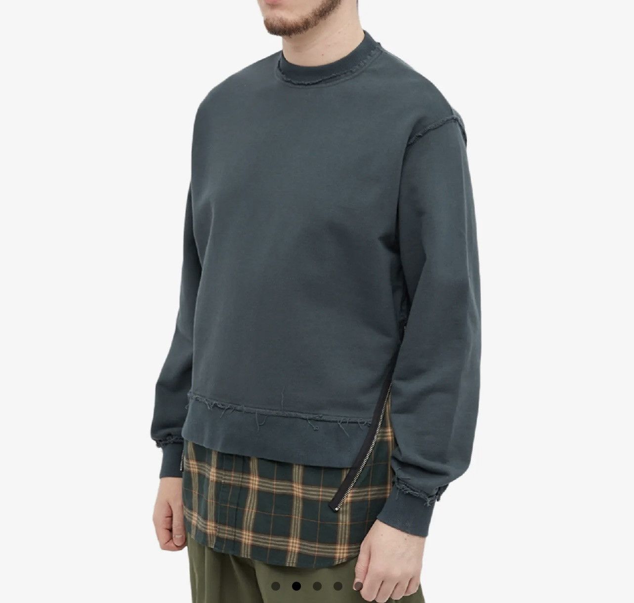 Undercover Check Detail Crew Sweat Size US XL / EU 56 / 4 - 2 Thumbnail
