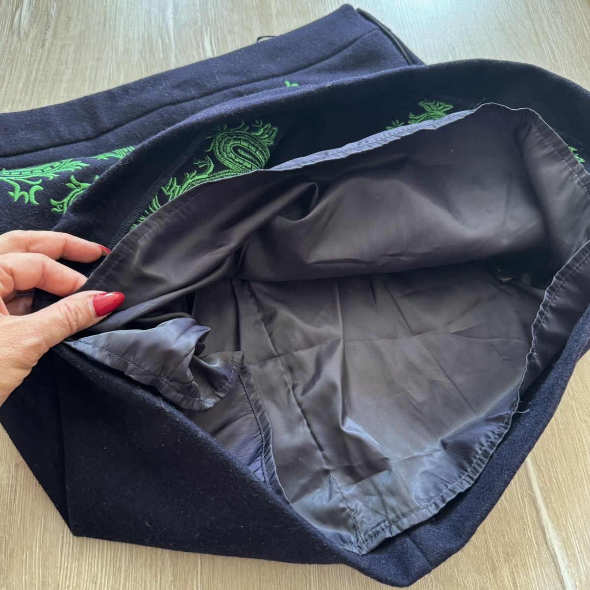 Samsoe Samsoe Samsoe & Samsoe Mini Skirt Embroidered Woven Size M Size 28" / US 6 / IT 42 - 8 Thumbnail