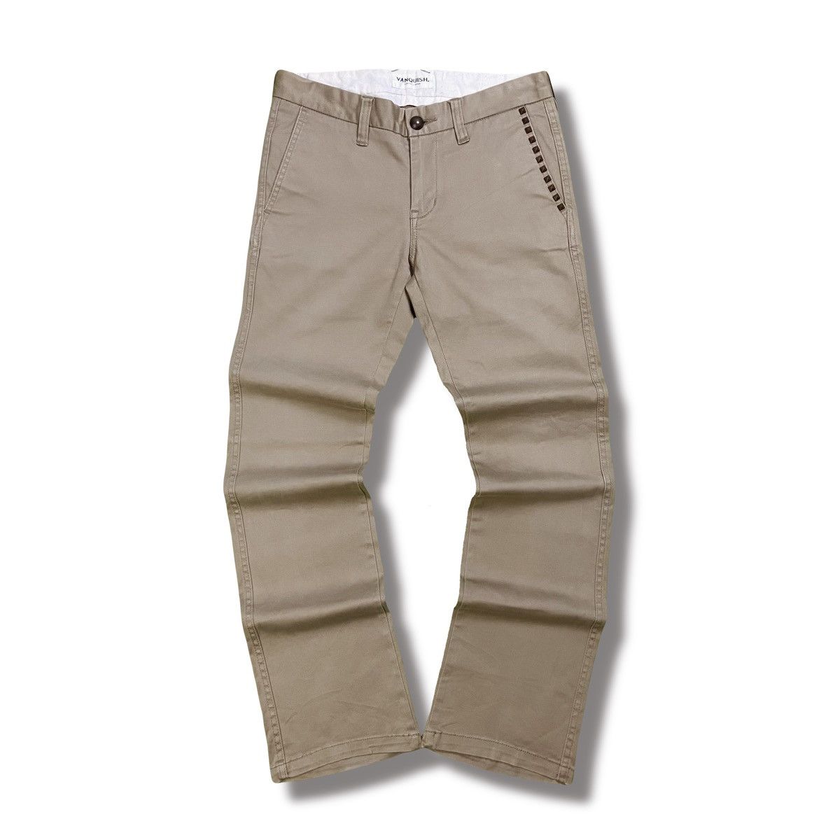 Vanquish Vanquish khaki flare pants Size US 29 - 1 Thumbnail