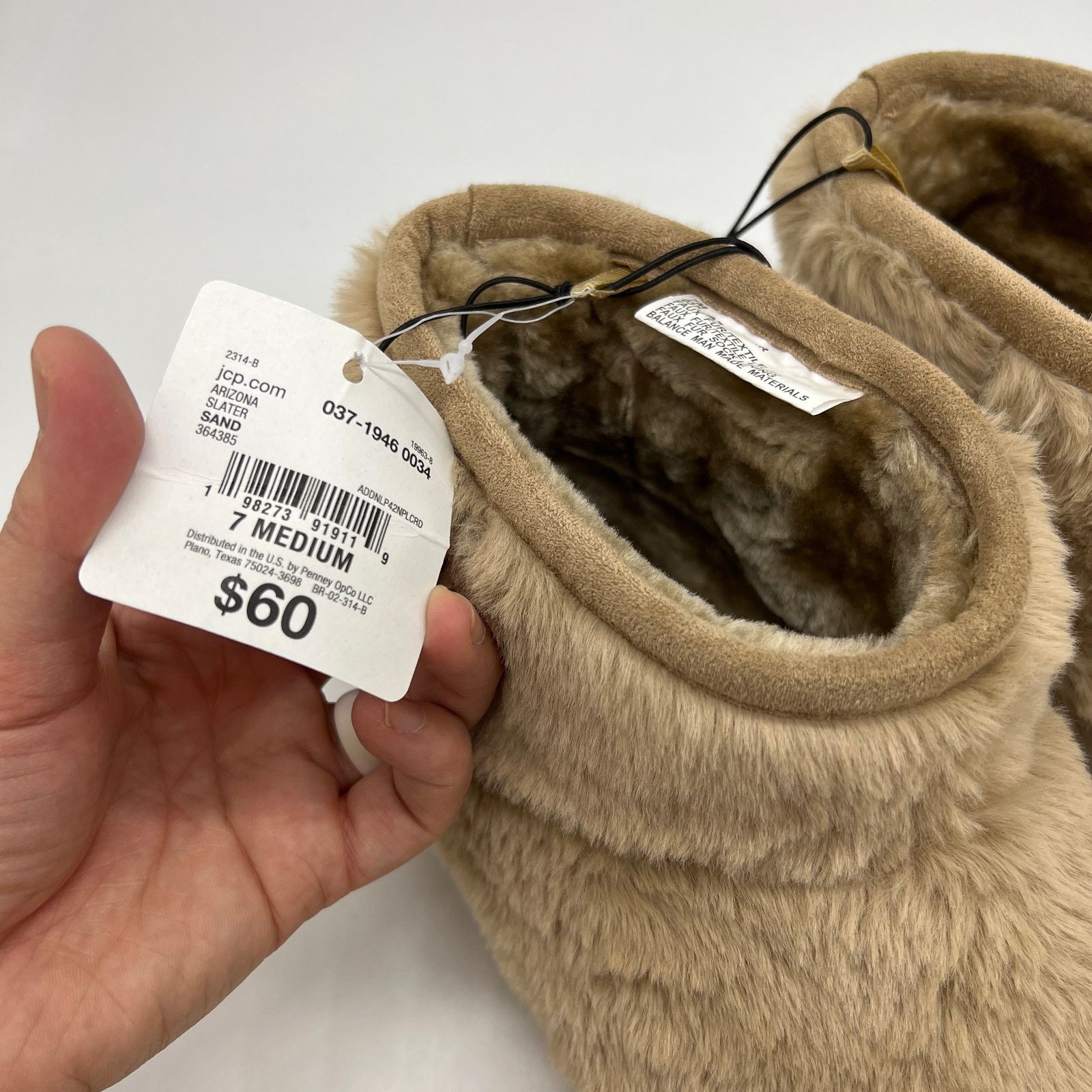 Other Arizona Jean Co Womens Faux Fur Slater Flat Winter Size US 7 / IT 37 - 4 Thumbnail