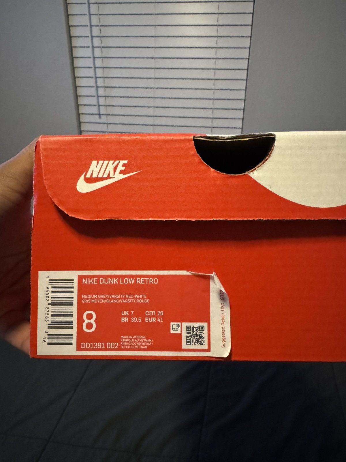 Nike Nike Dunk Low “UNLV” Size US 8 / EU 41 - 7 Thumbnail