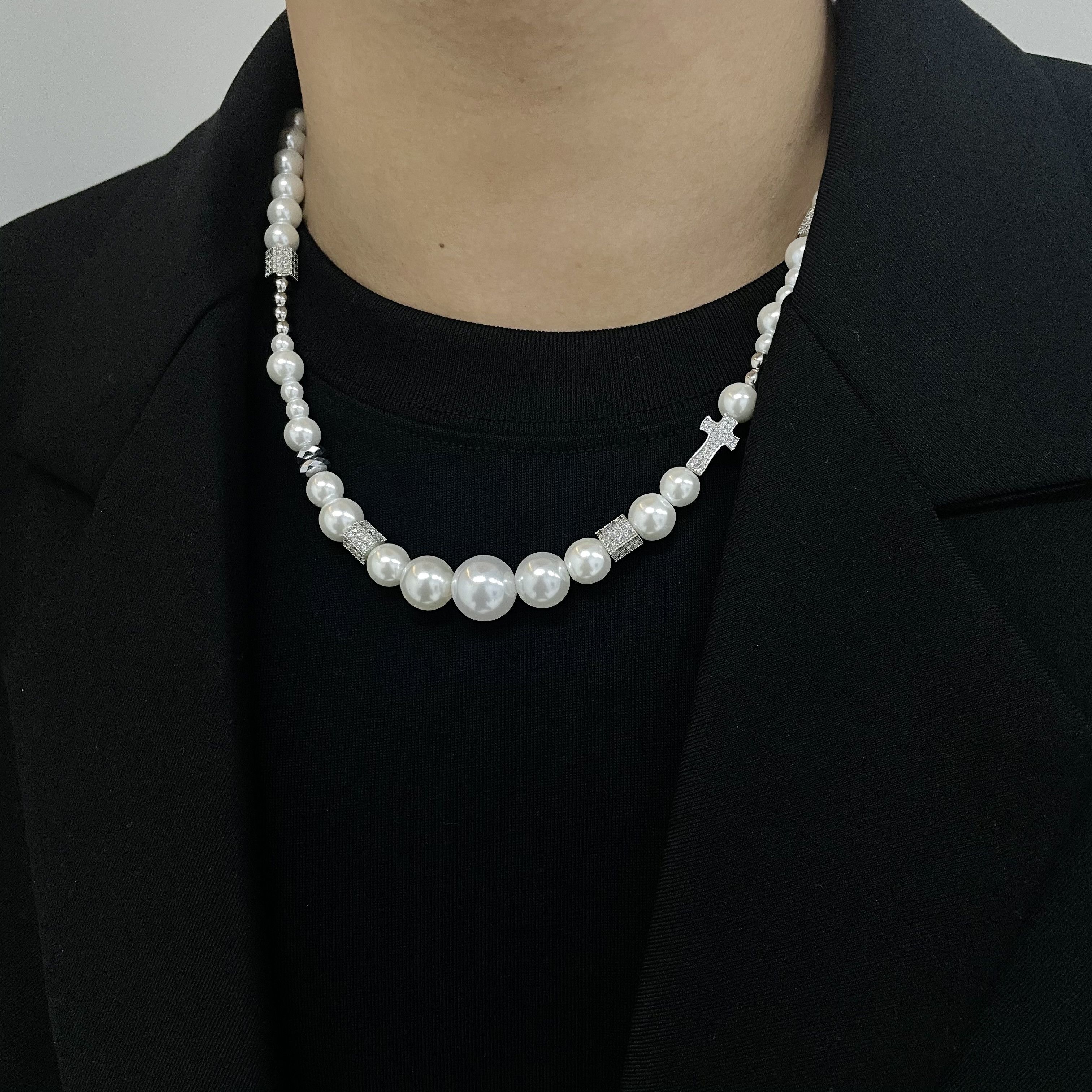 Other Pearl Hip-hop STEAL! Y2K Chains Necklace Chain Size ONE SIZE - 1 Thumbnail