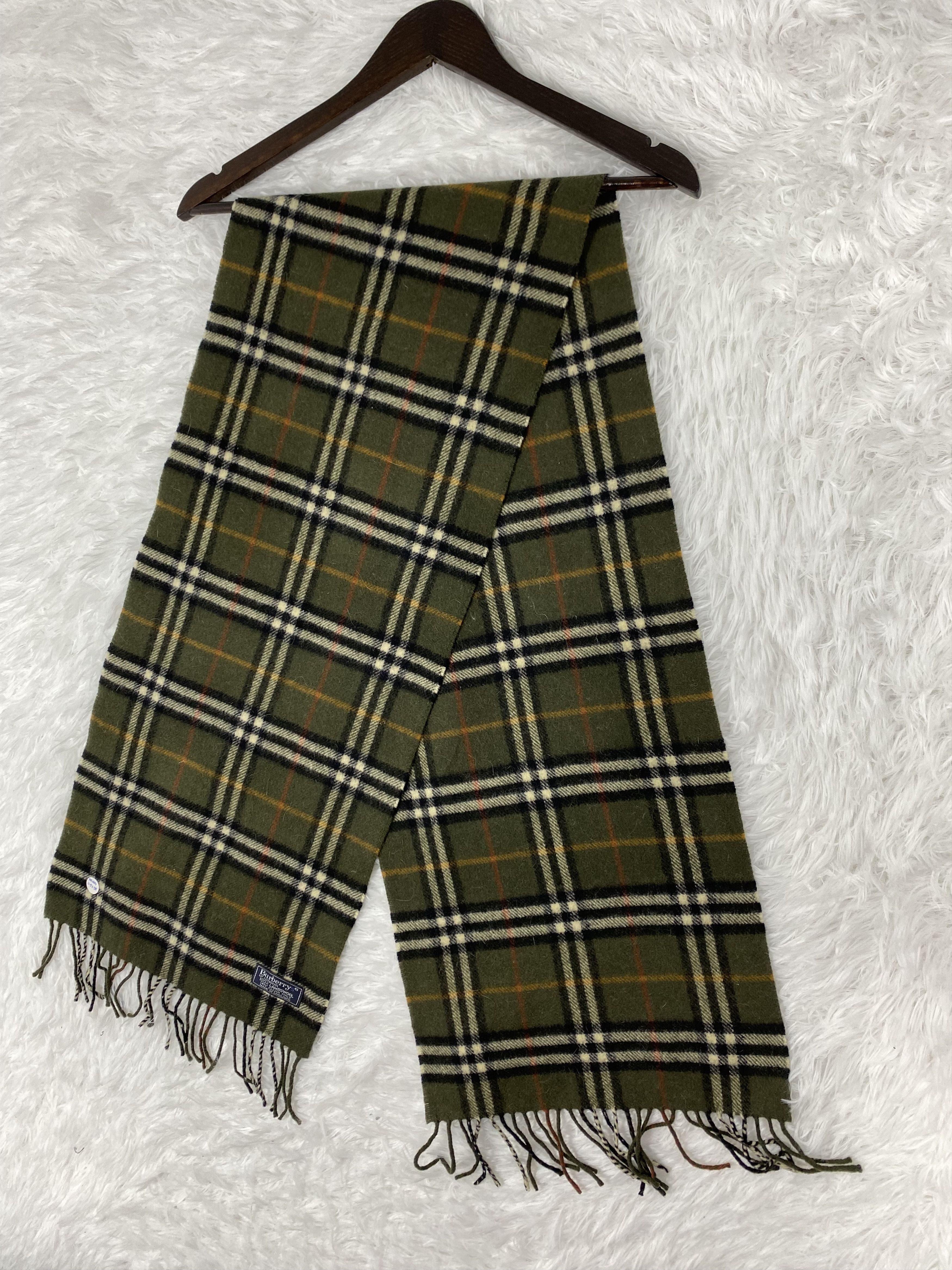 Burberry Vintage Burberry Scarf / Muffler Neckwear PM0004 Size ONE SIZE - 4 Thumbnail