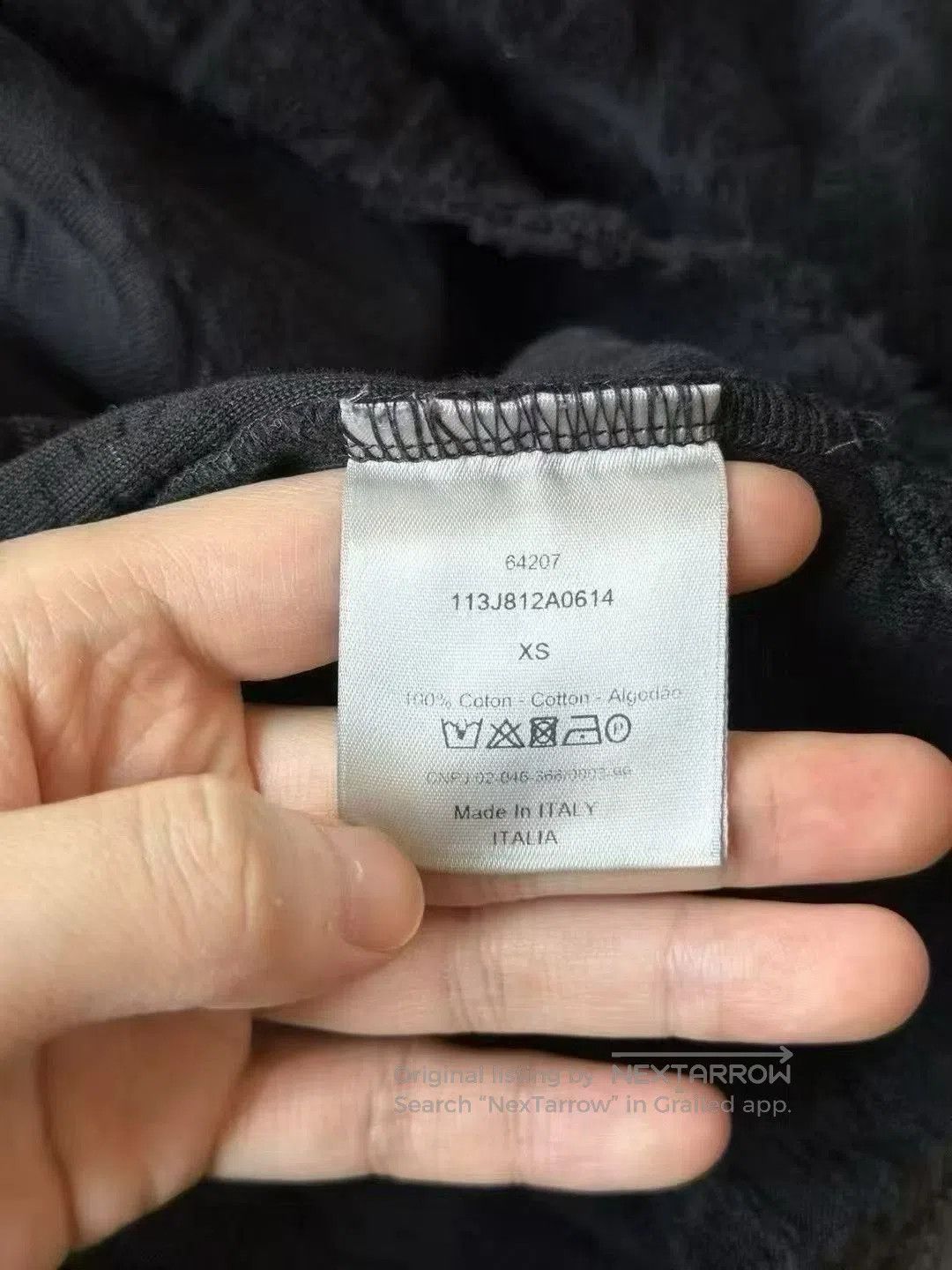 Dior Dior Black All-over Print Terry Polo. Size US XS / EU 42 / 0 - 3 Thumbnail
