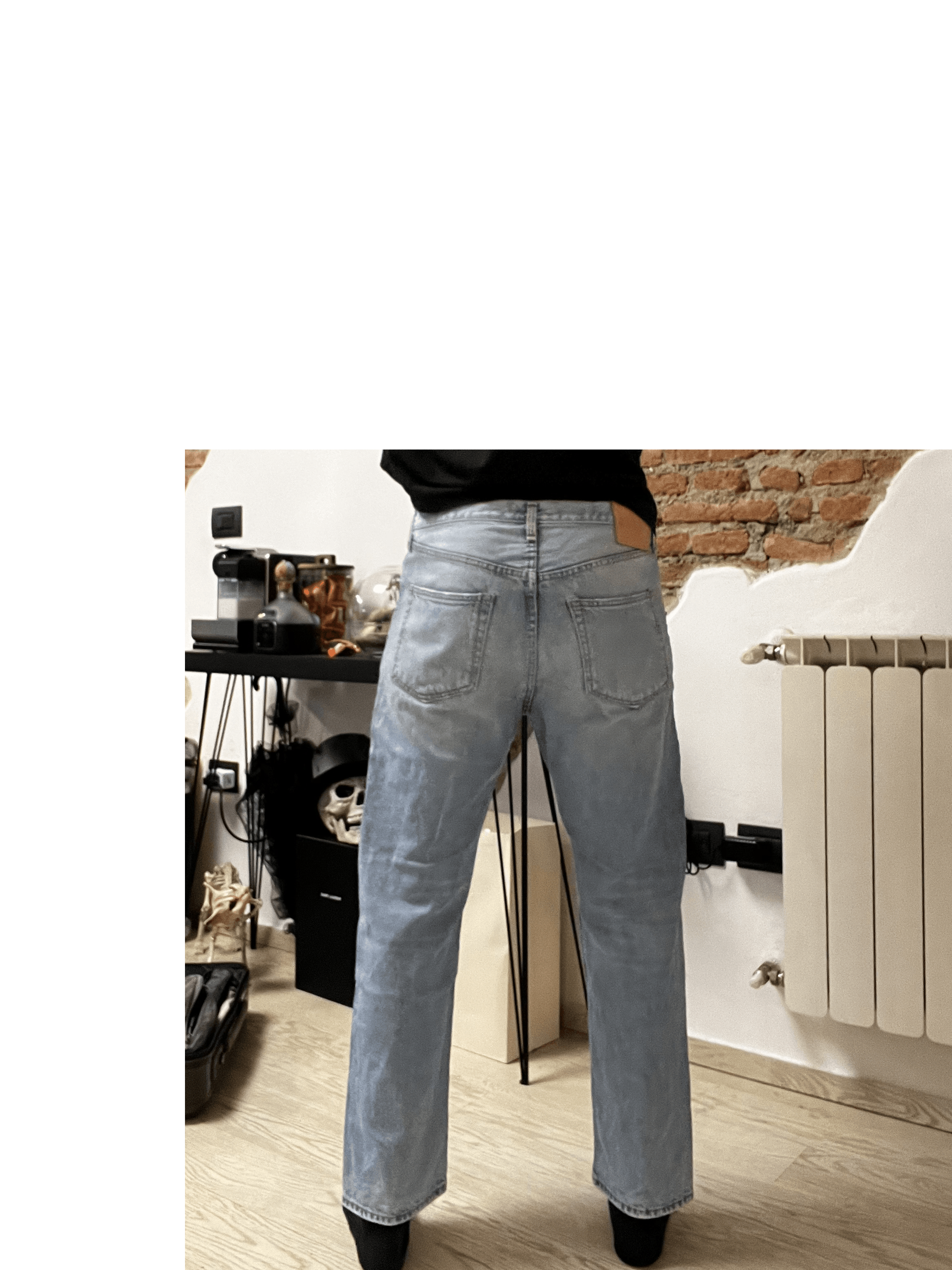 Acne Studios Acne Studios "2003" Light Blue Denim Vintage Size US 30 / EU 46 - 3 Thumbnail