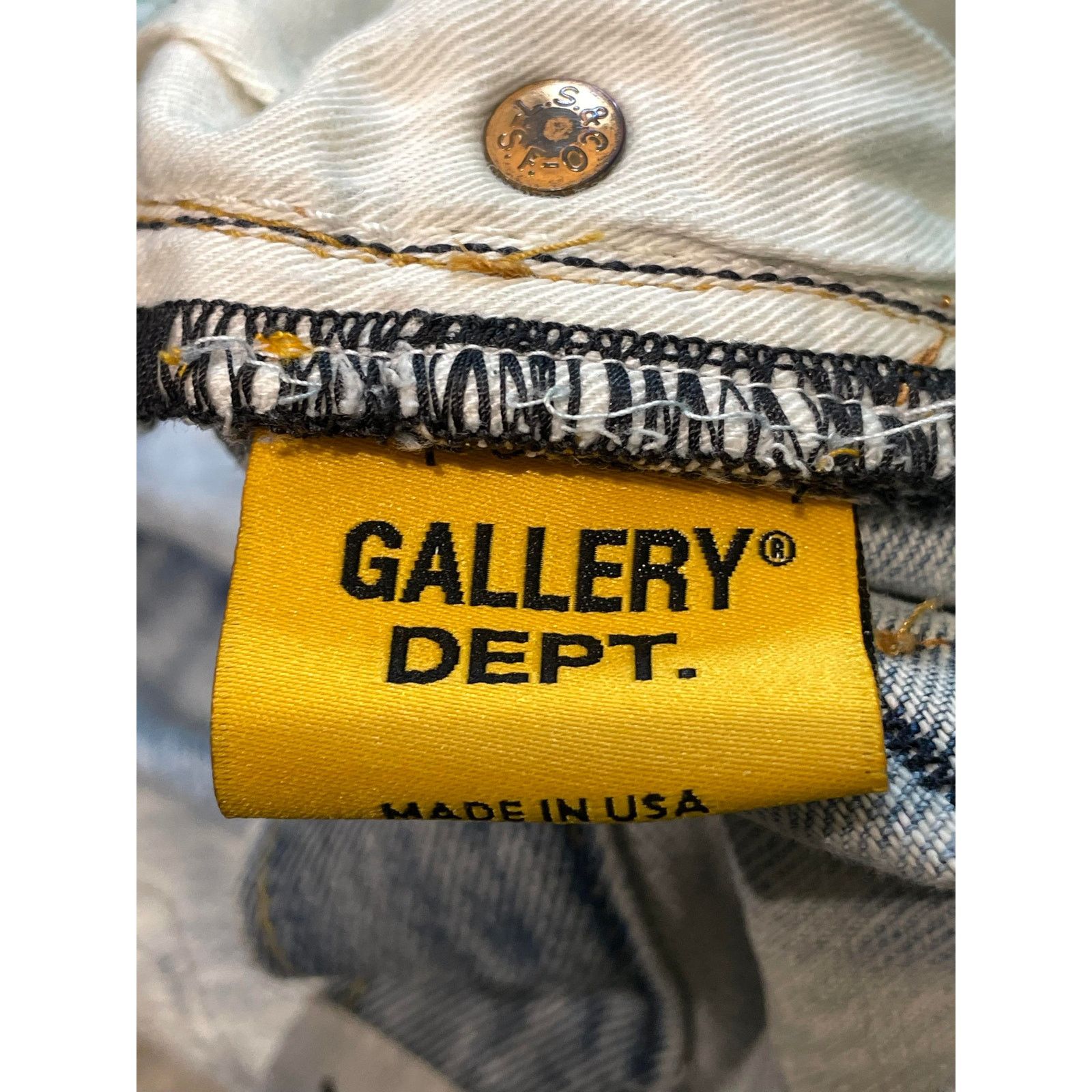Gallery Dept. Gallery Dept Distressed Flare Denim Size US 34 / EU 50 - 9 Thumbnail