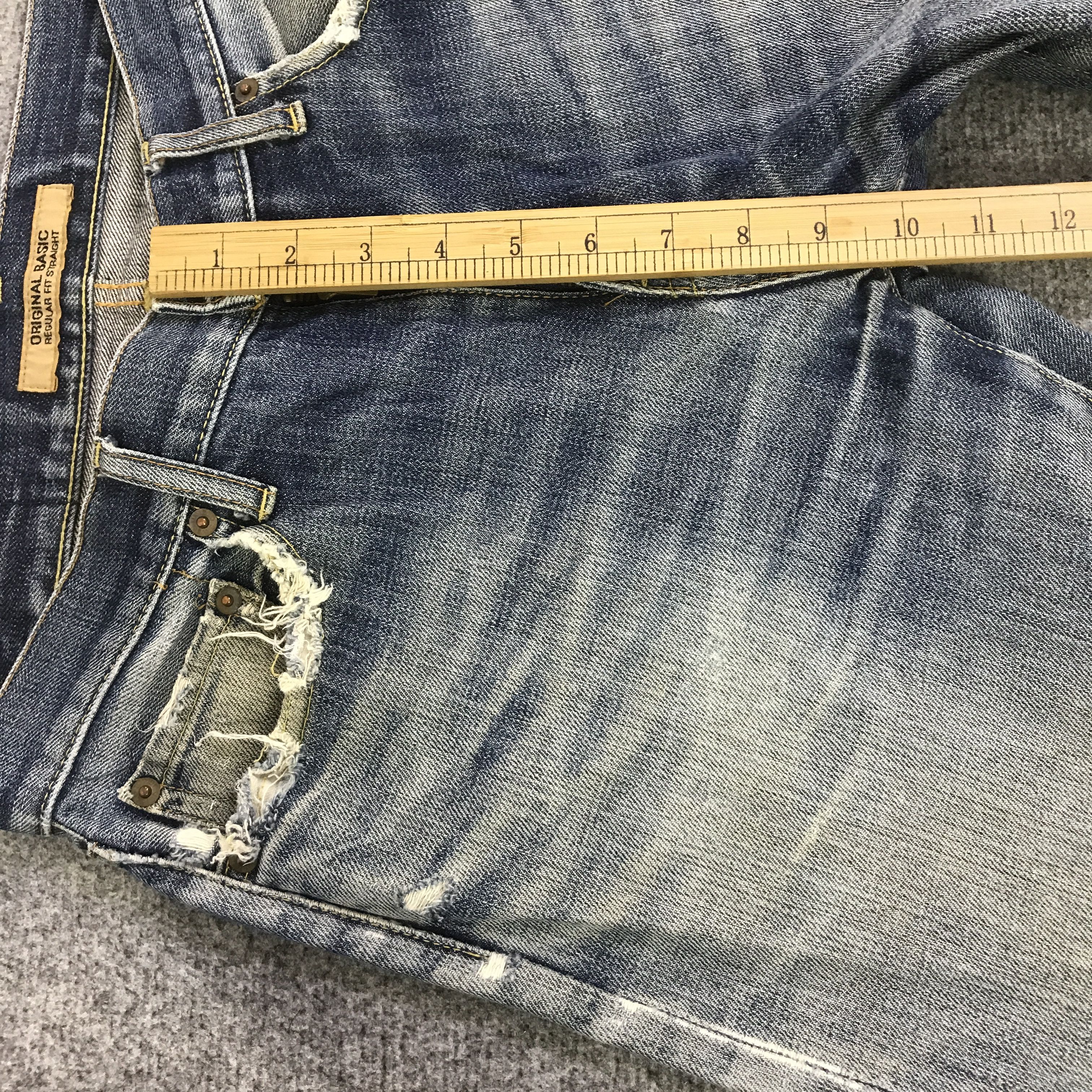 Uniqlo UNIQLO JAPAN DISTRESSED DENIM PANTS K74B18 Size US 30 / EU 46 - 7 Thumbnail