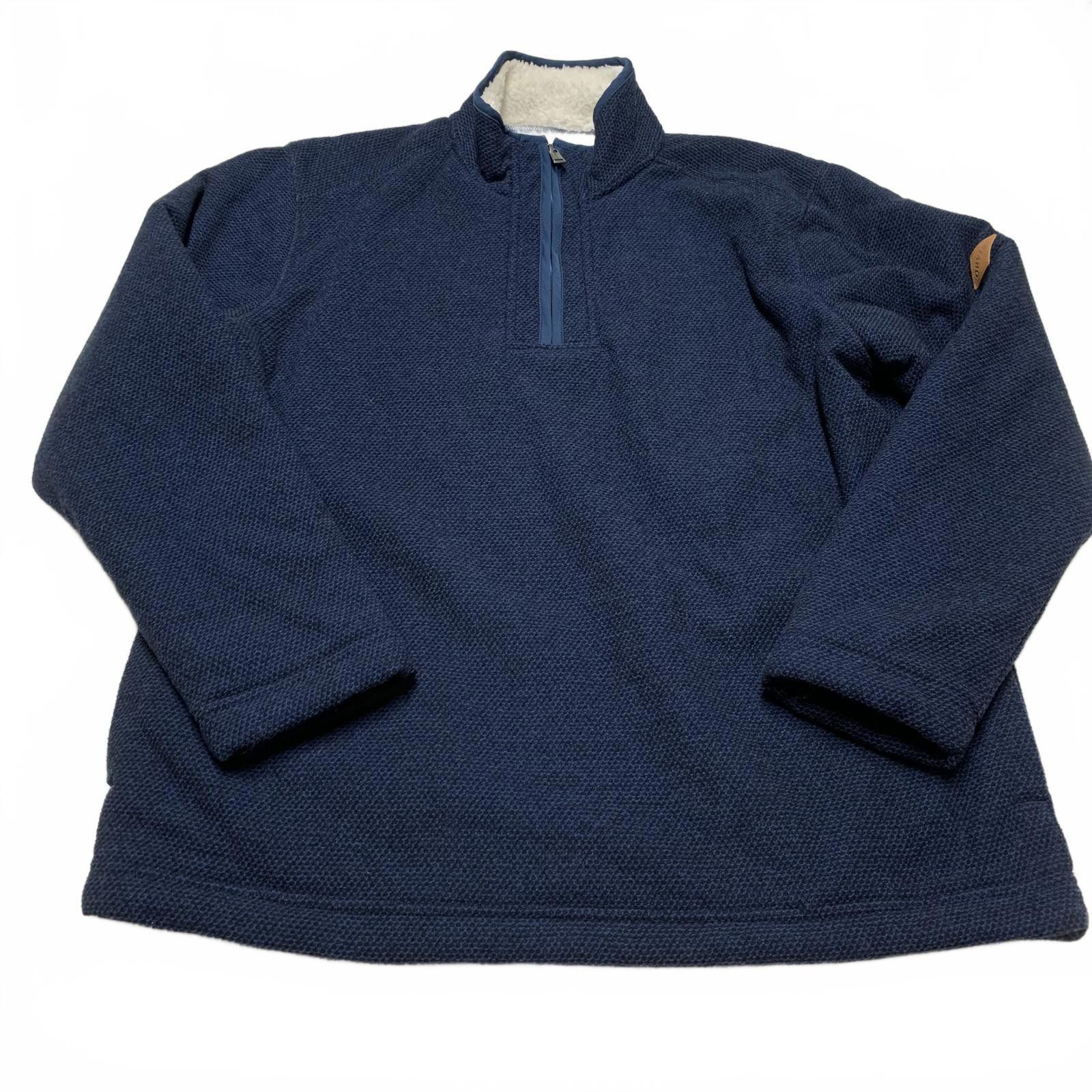 Orvis Orvis Men's M Navy Blue Fleece Jacket Sherpa Lining Size US M / EU 48-50 / 2 - 1 Thumbnail