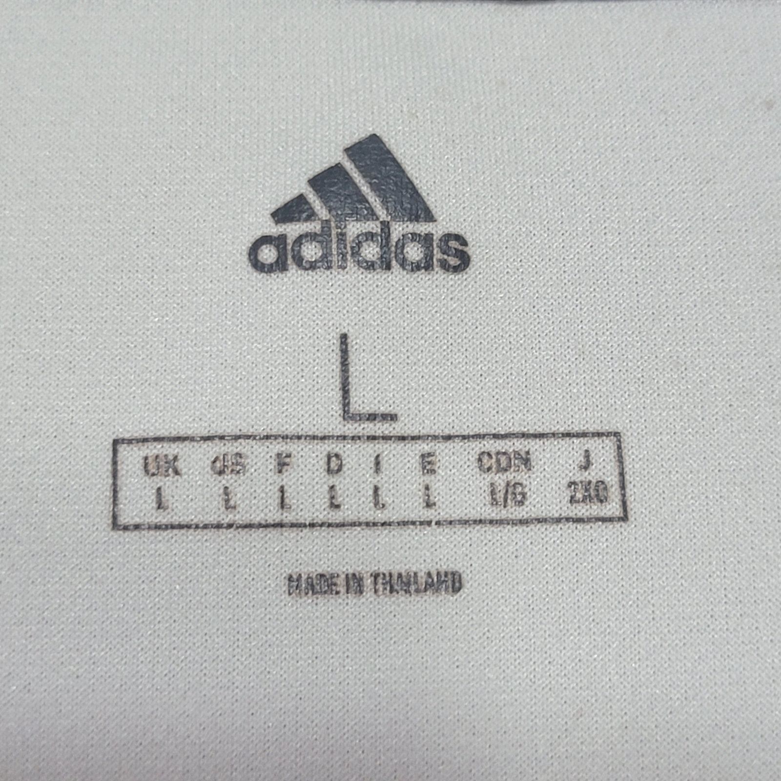 Adidas Adidas Houston Dynamo LS Unisex White Shirt - Size Large Size US L / EU 52-54 / 3 - 4 Thumbnail