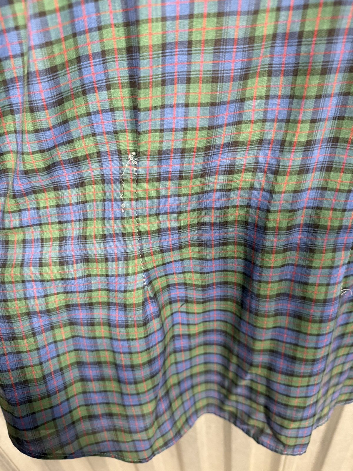 Other Vintage Road Runner Pearl Snap Western Cowboy Plaid Shirt Size US XL / EU 56 / 4 - 10 Thumbnail