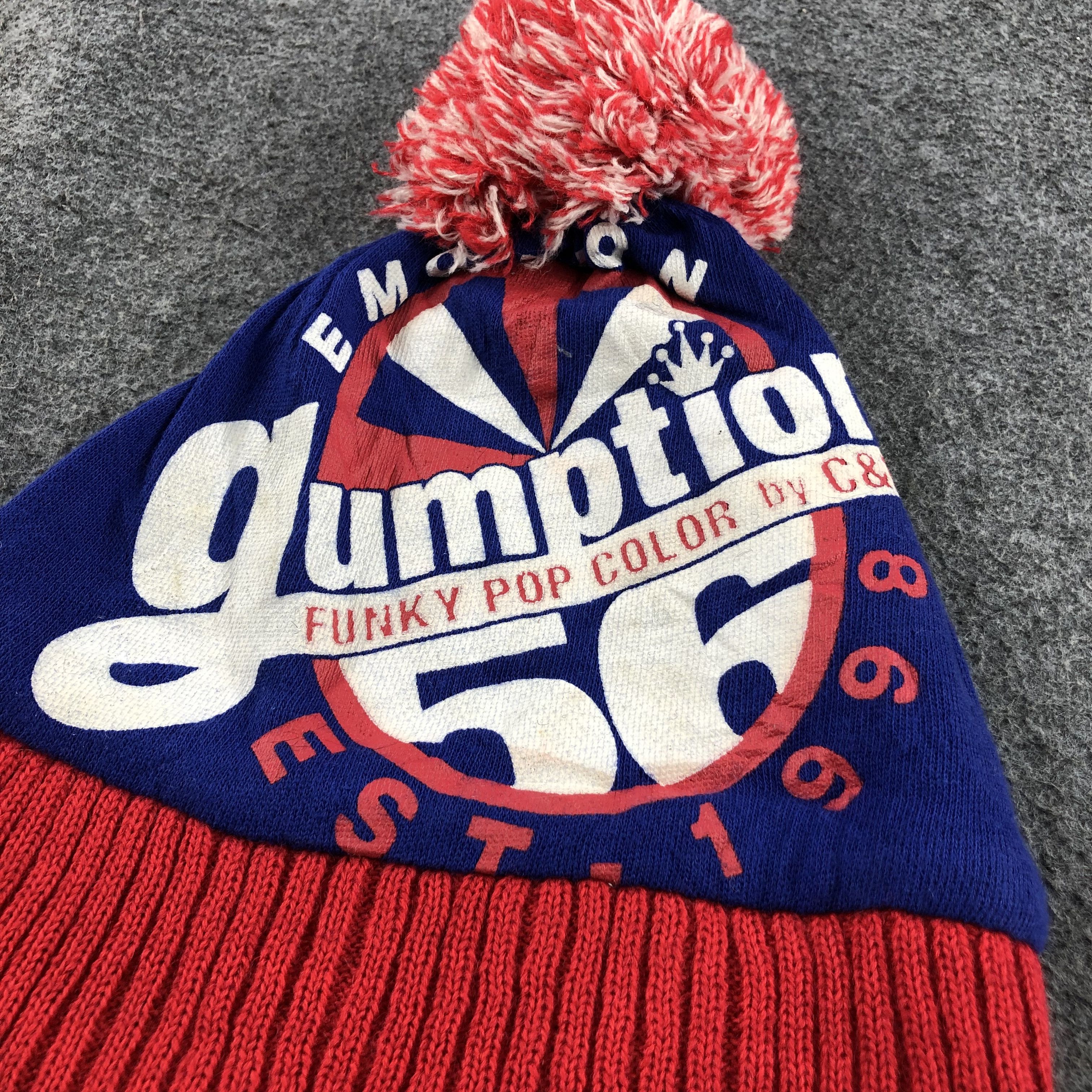 Japanese Brand Funky Pop Color Bobble Beanie Snowcap Snow Hat B321 Size ONE SIZE - 4 Thumbnail