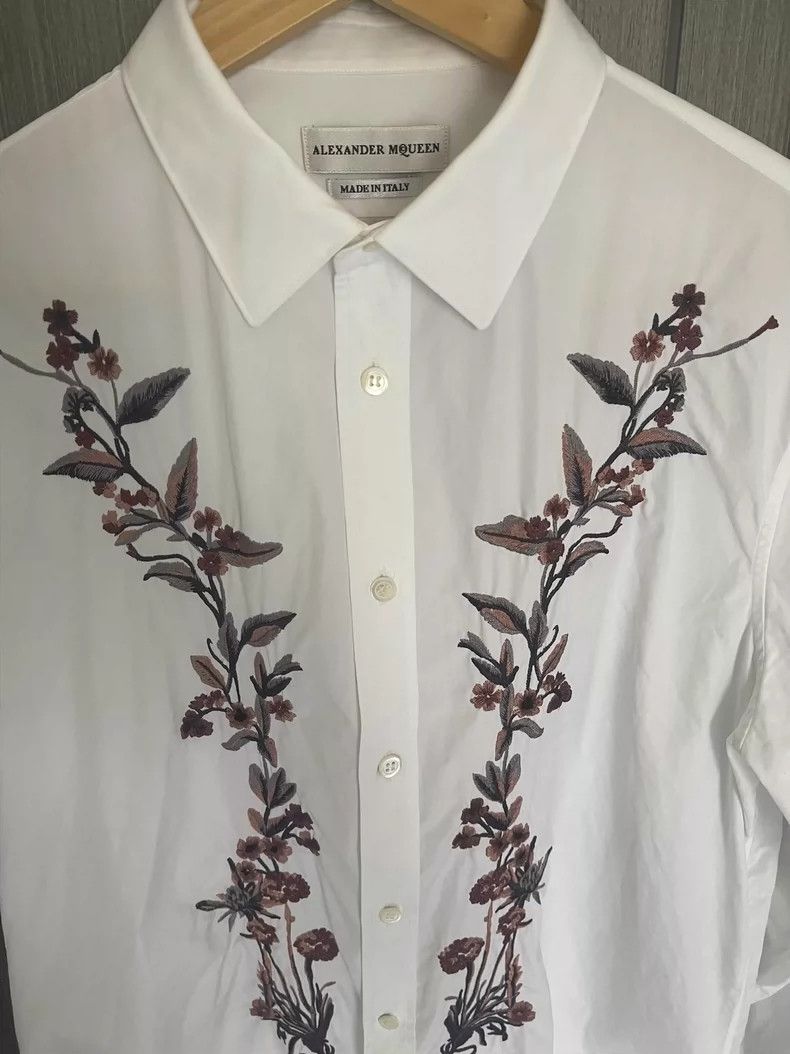 Alexander McQueen Alexander McQUEEN size 16 Runway - style shirt Size US XL / EU 56 / 4 - 4 Thumbnail