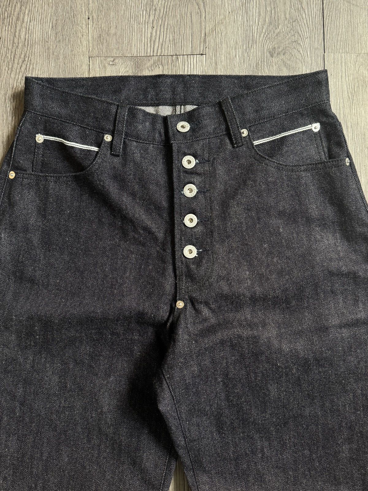 If Six Was Nine × No Faith Studios × Tornado Mart DOOF.YOUTH 19oz INDIGO SELVEDGE DENIM Size US 32 / EU 48 - 5 Thumbnail