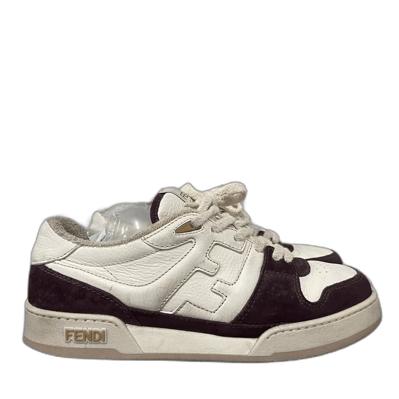 Fendi Fendi Sneakers Size 8 White and Burgundy Size US 8 / EU 41 - 1 Thumbnail