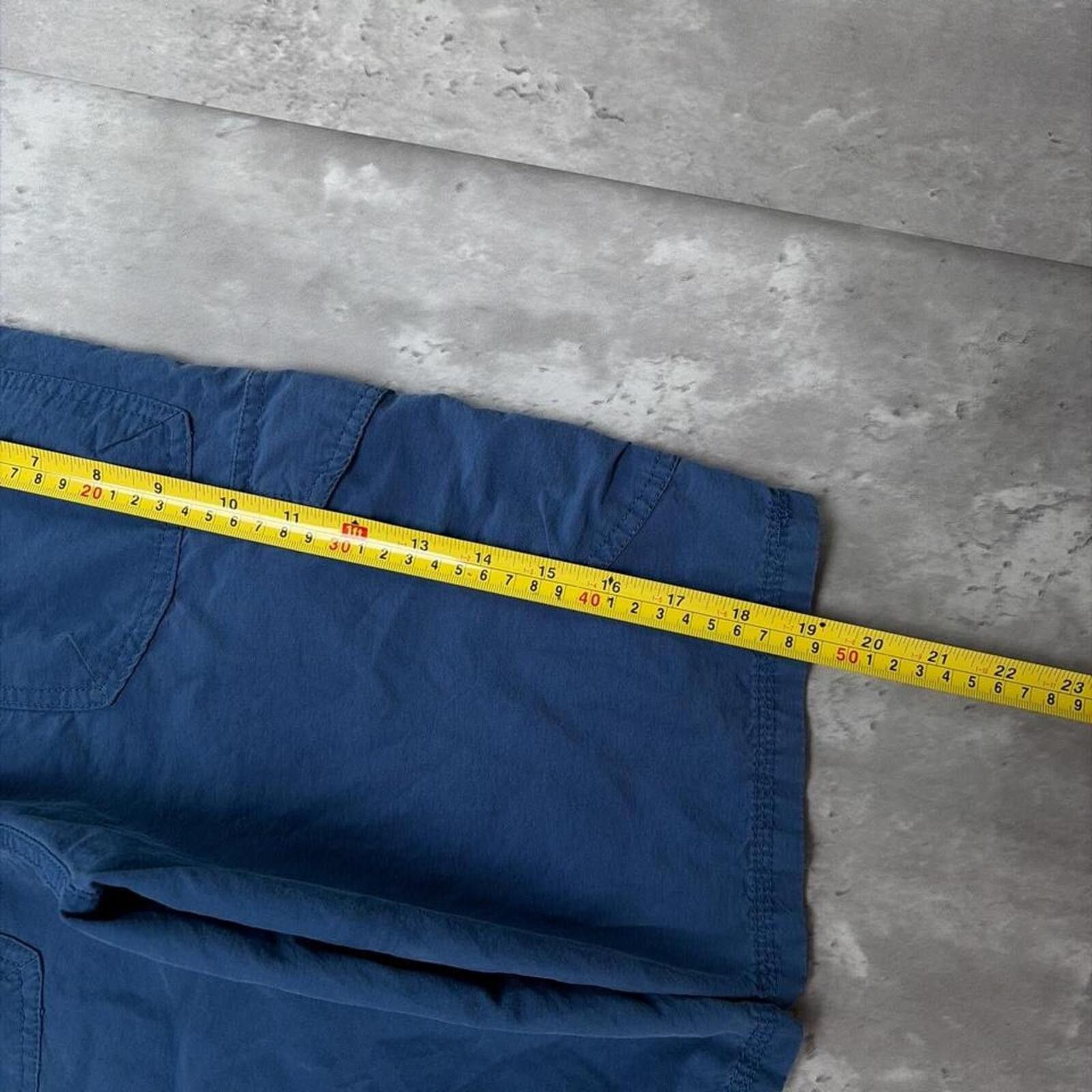 Other Y2K Navy First Wave Surf Grunge Baggy Cargo Shorts Size 26" / US 2 / IT 38 - 7 Thumbnail